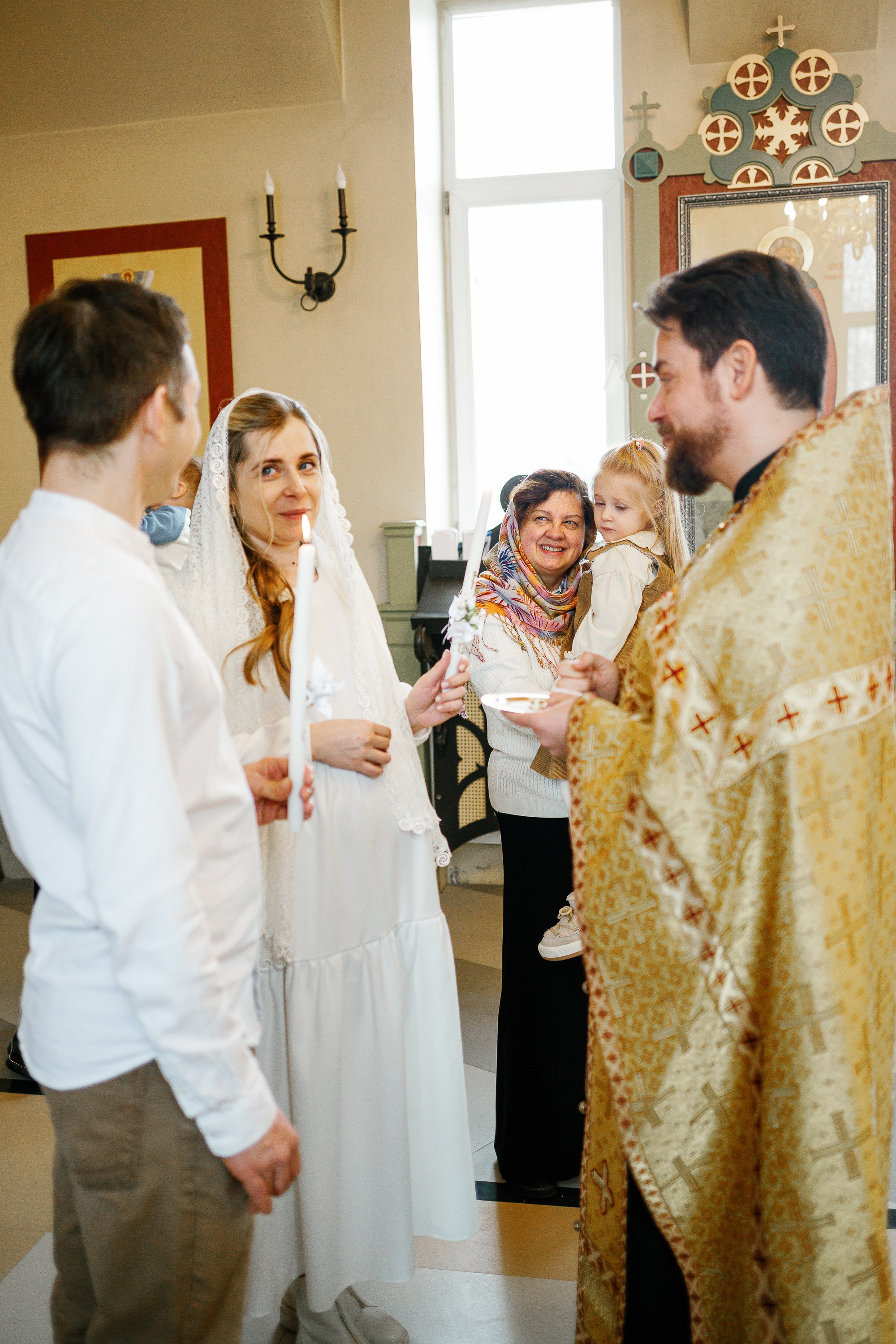 Венчание семейной пары