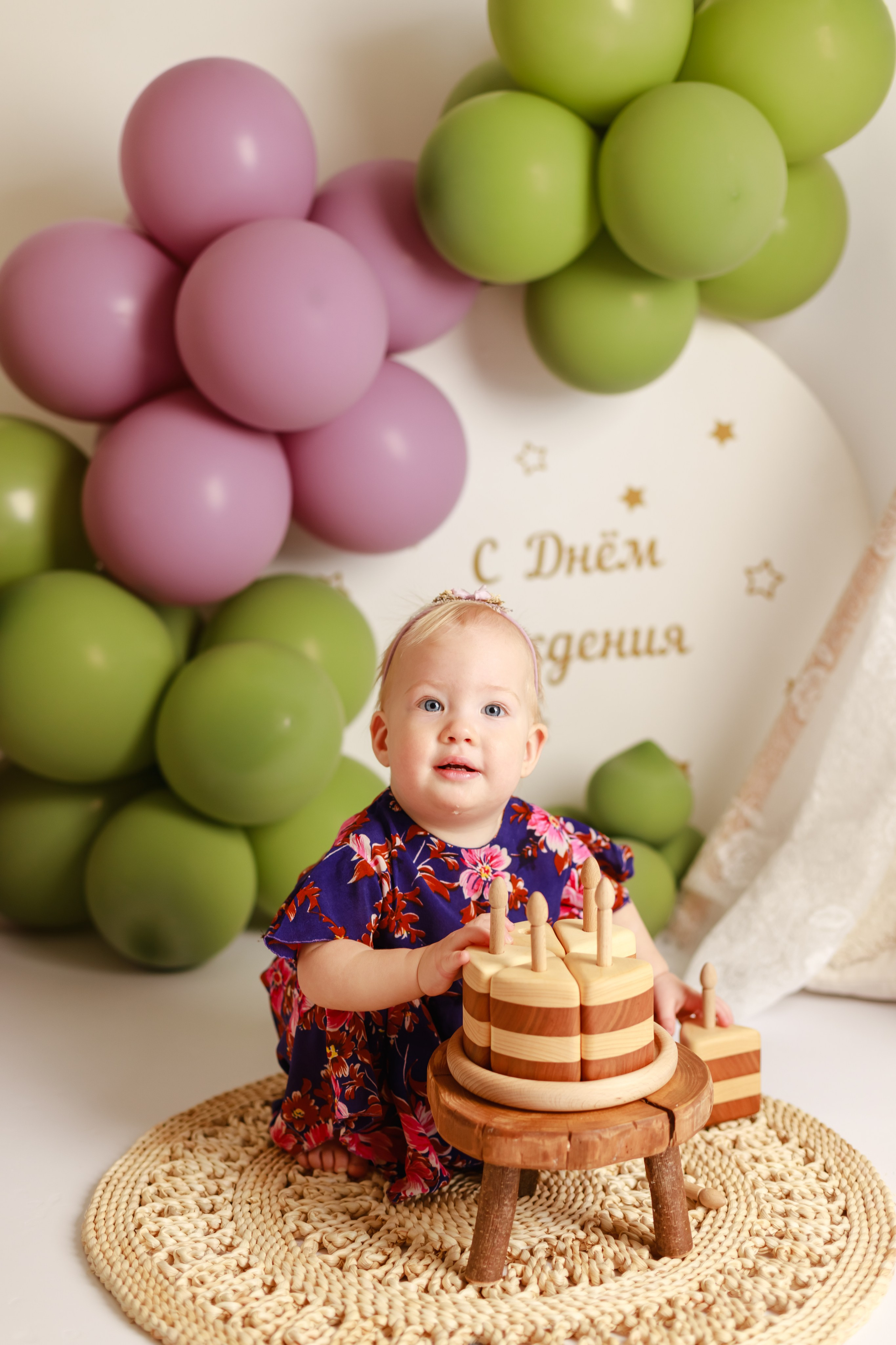 Бэлле 1 годик. Детский и семейный фотограф в Краснодаре Альбина Морозова