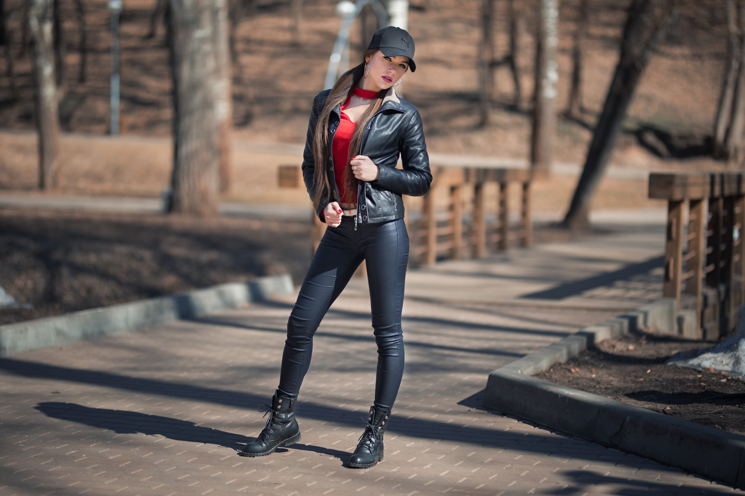 Весенняя съемка с Екатериной в парке и на улицах города для «себя»