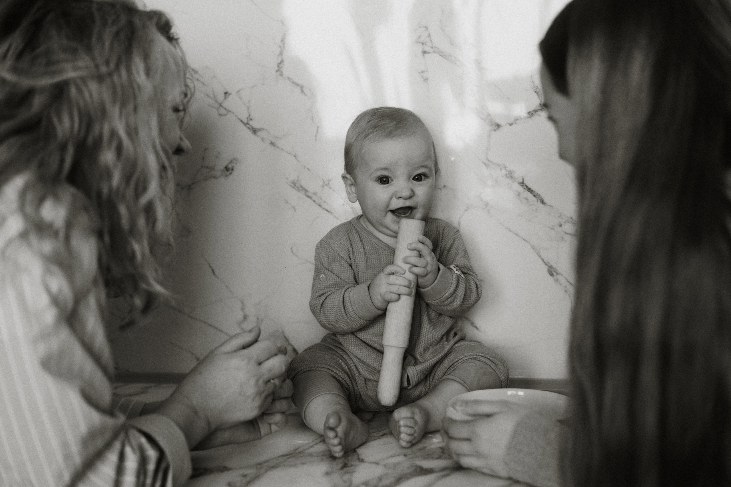 Тимоша с мамой и бабушкой. Фотограф в Кемерово Миллер Анна