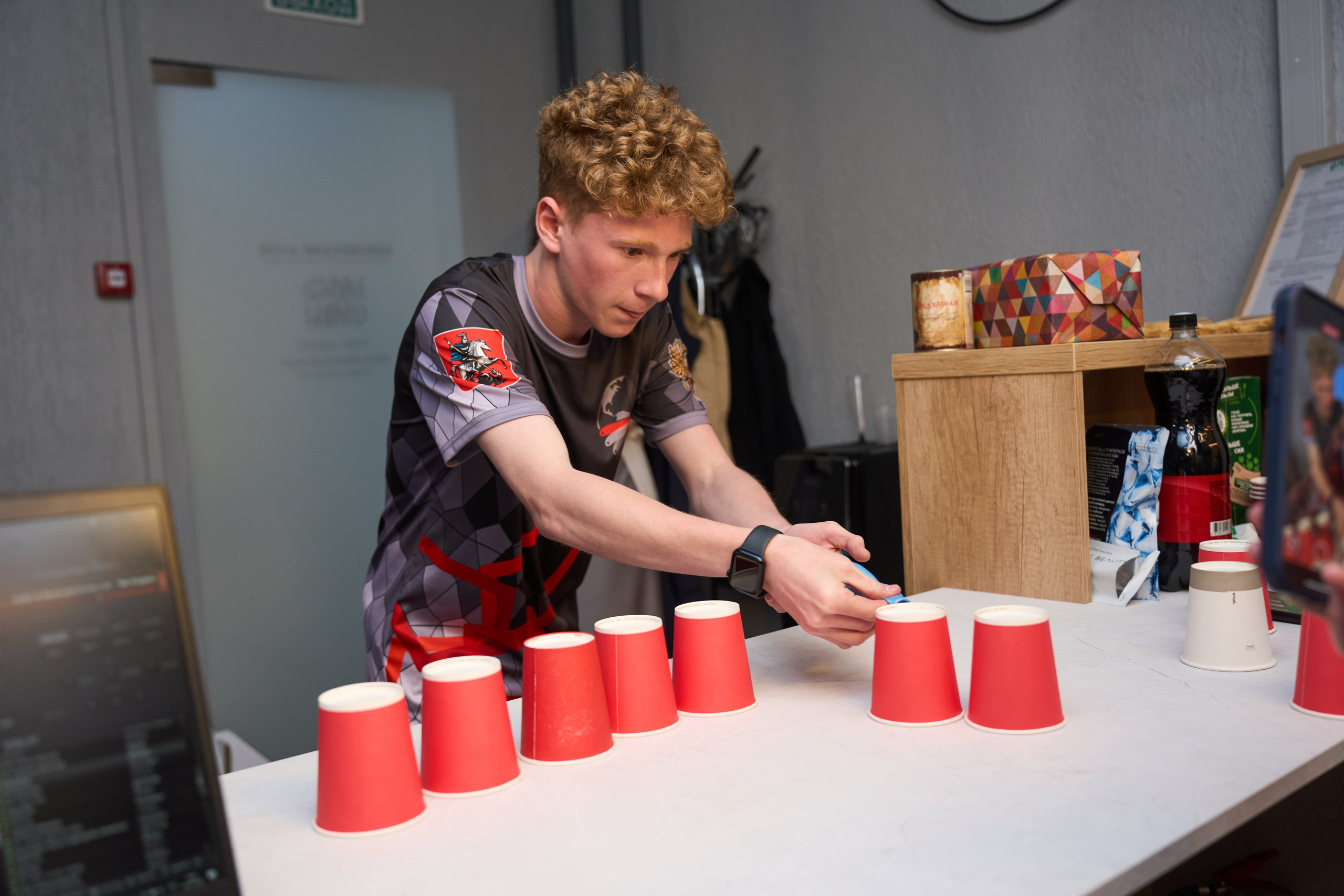 Репортажная съемка — Открытие студии бокса. Репортажный фотограф в Москве Вадим Галанин