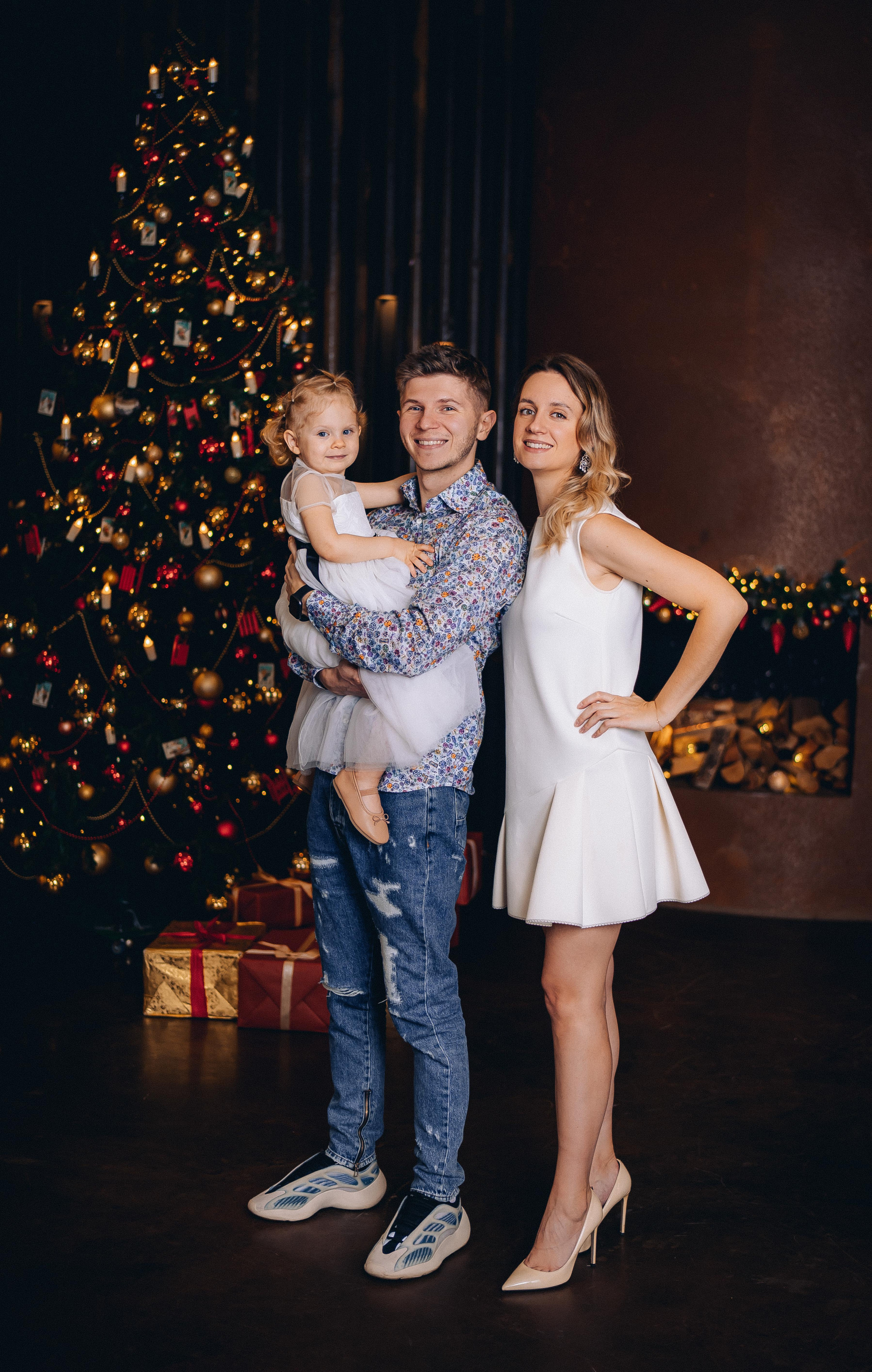 Новогодняя фотосессия для Валентины, Никиты и Евы. Свадебный и семейный фотограф Ирина Чернова