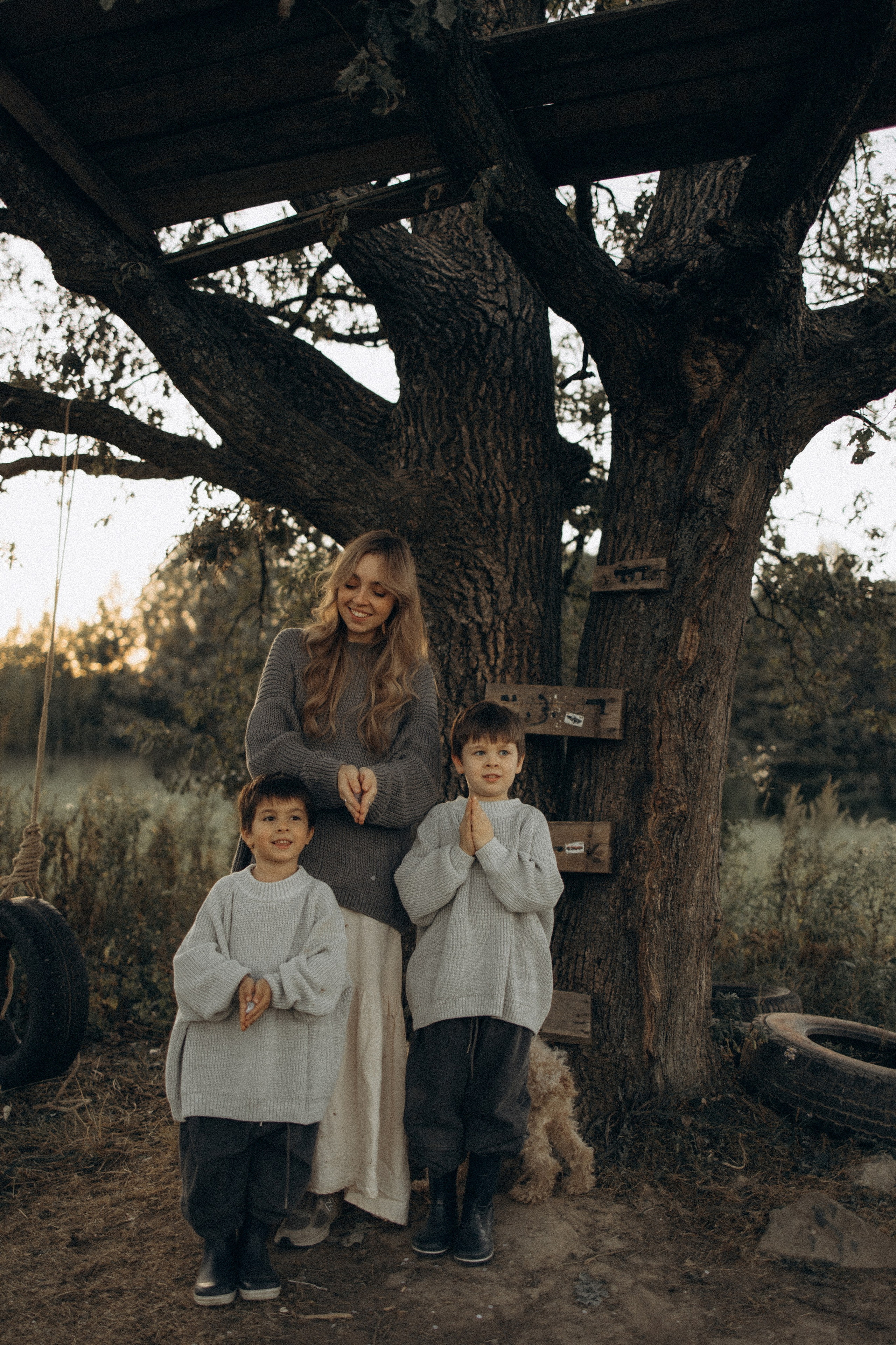 Домик на дереве. Семейный фотограф Москва Юлиана Фетисова