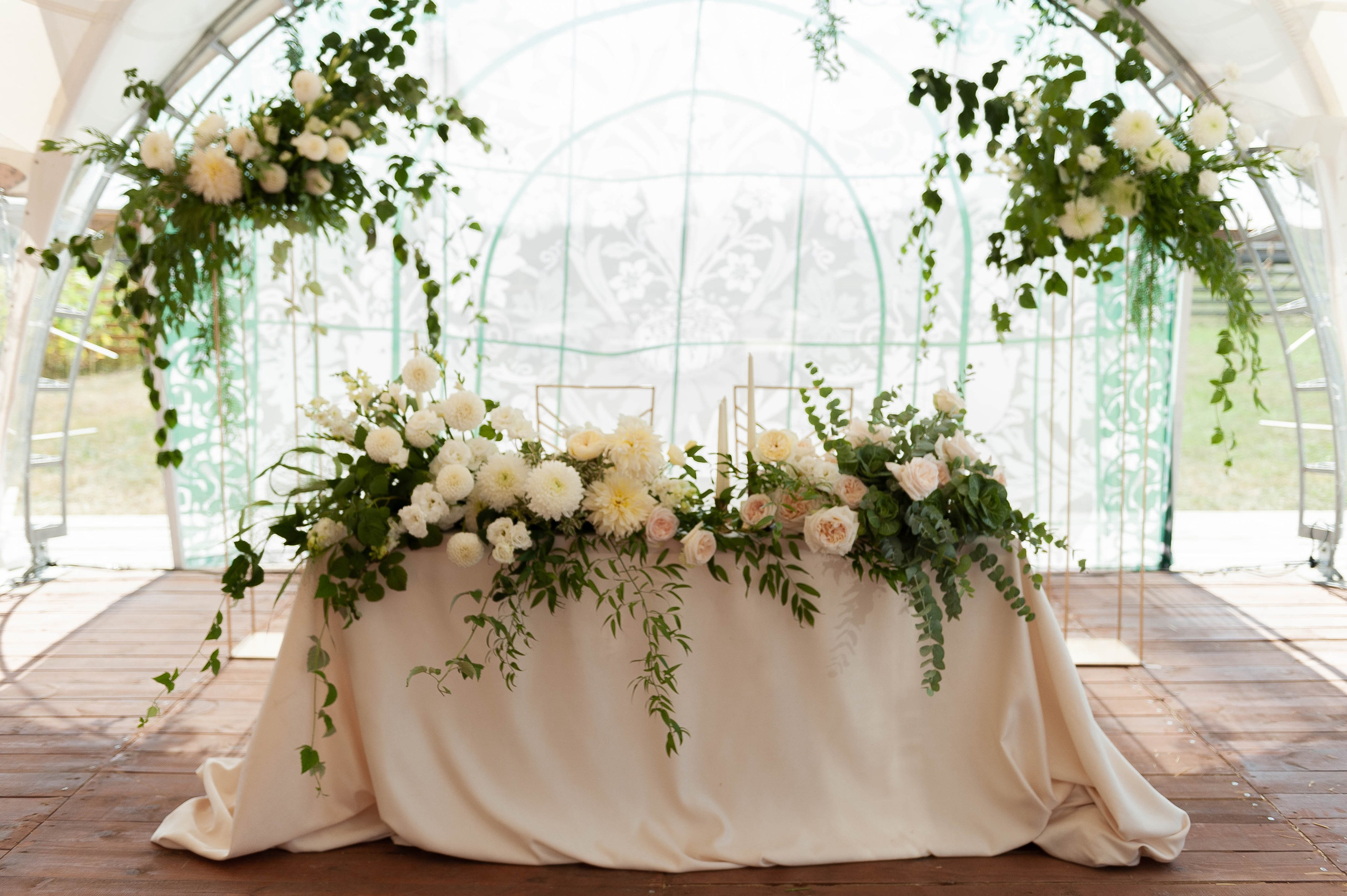 Свадебный декор. Цветочная студия Siena Flowers Воронеж