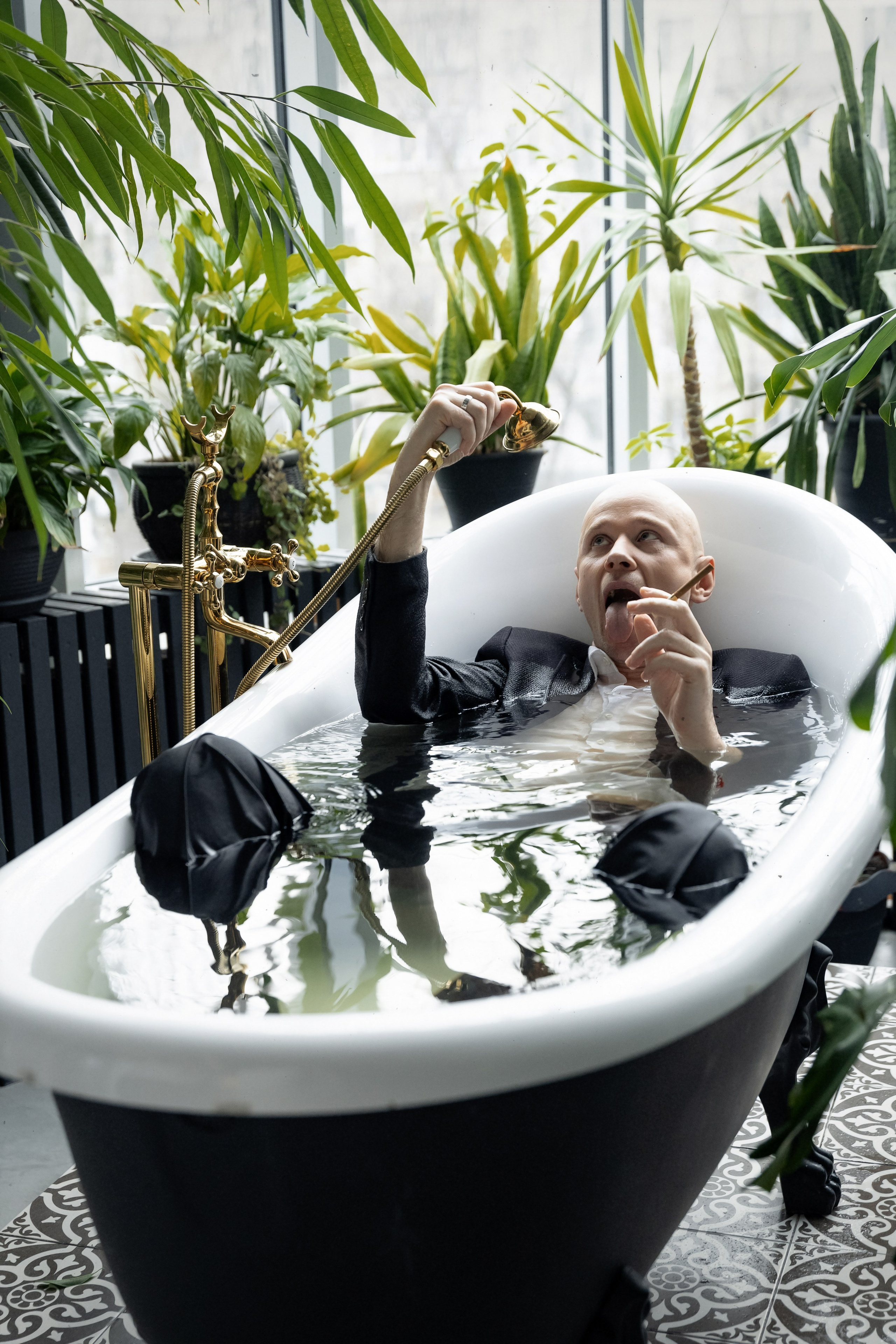 Мужской портрет в ванной. Рыжий Фотограф Иркутск