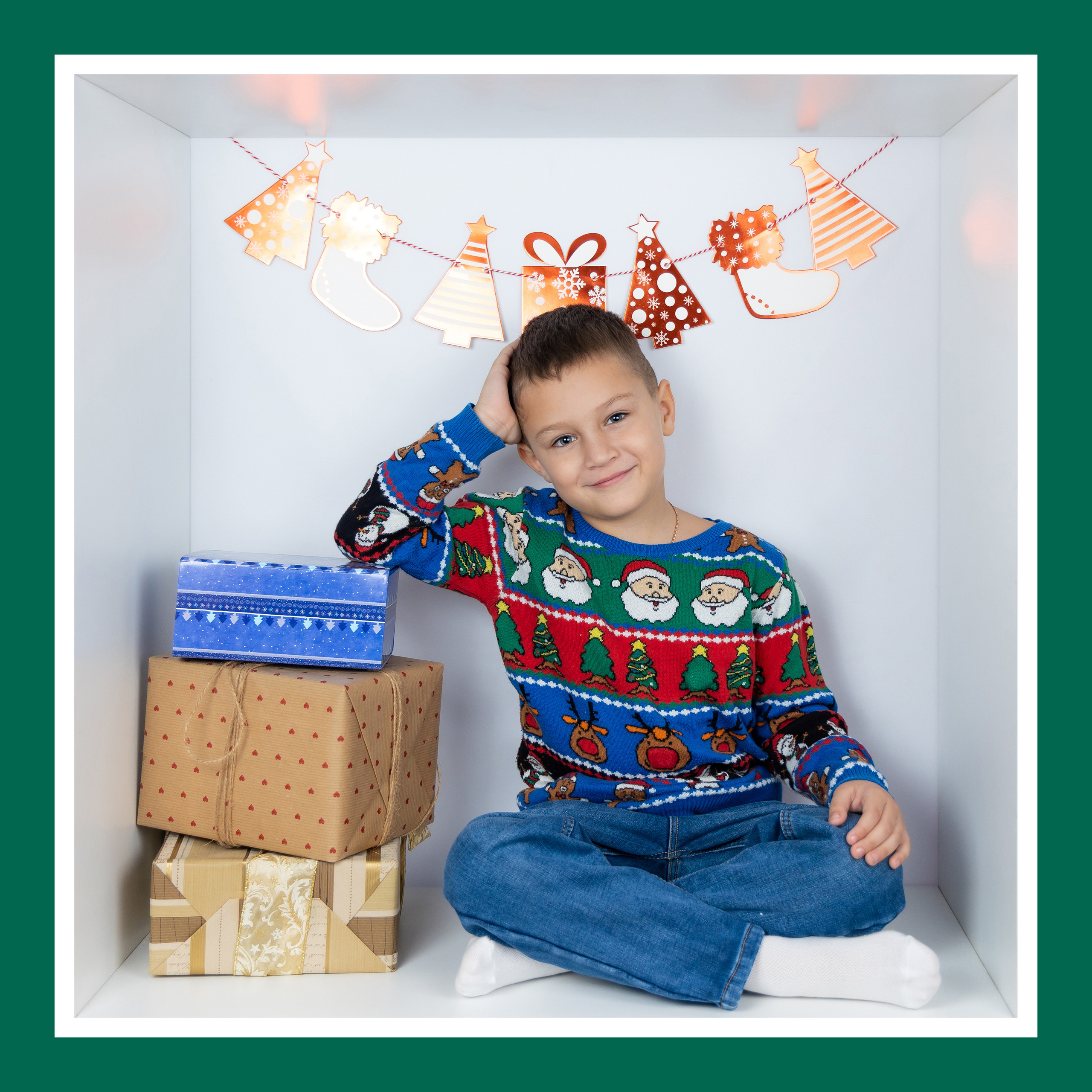 НОВОГОДНИЙ ФОТОПРОЕКТ В КУБАХ В ФОТОСТУДИИ В МИХНЕВО. Фотограф в Михнево Юлия Коляскина