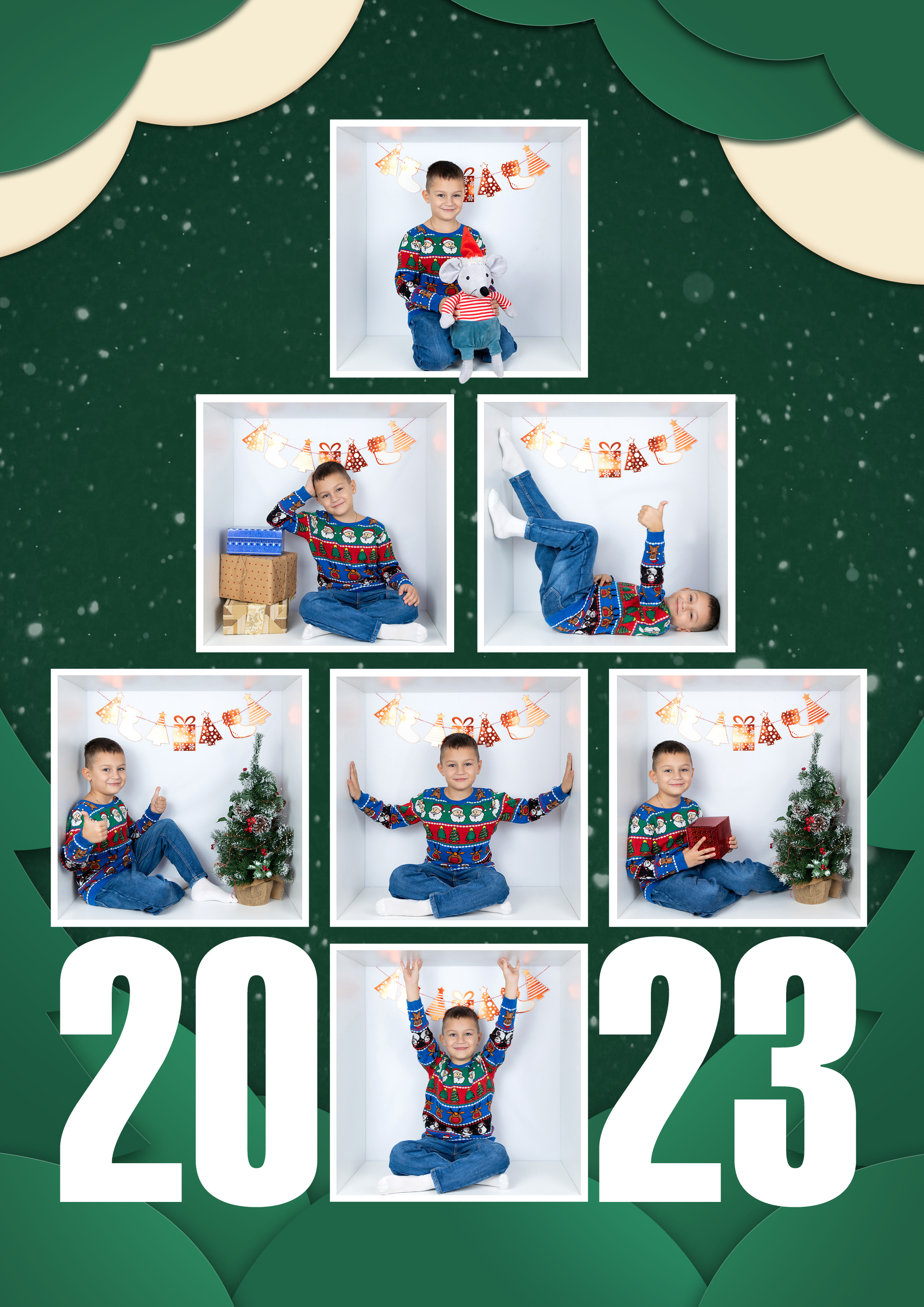 НОВОГОДНИЙ ФОТОПРОЕКТ В КУБАХ В ФОТОСТУДИИ В МИХНЕВО. Фотограф в Михнево Юлия Коляскина