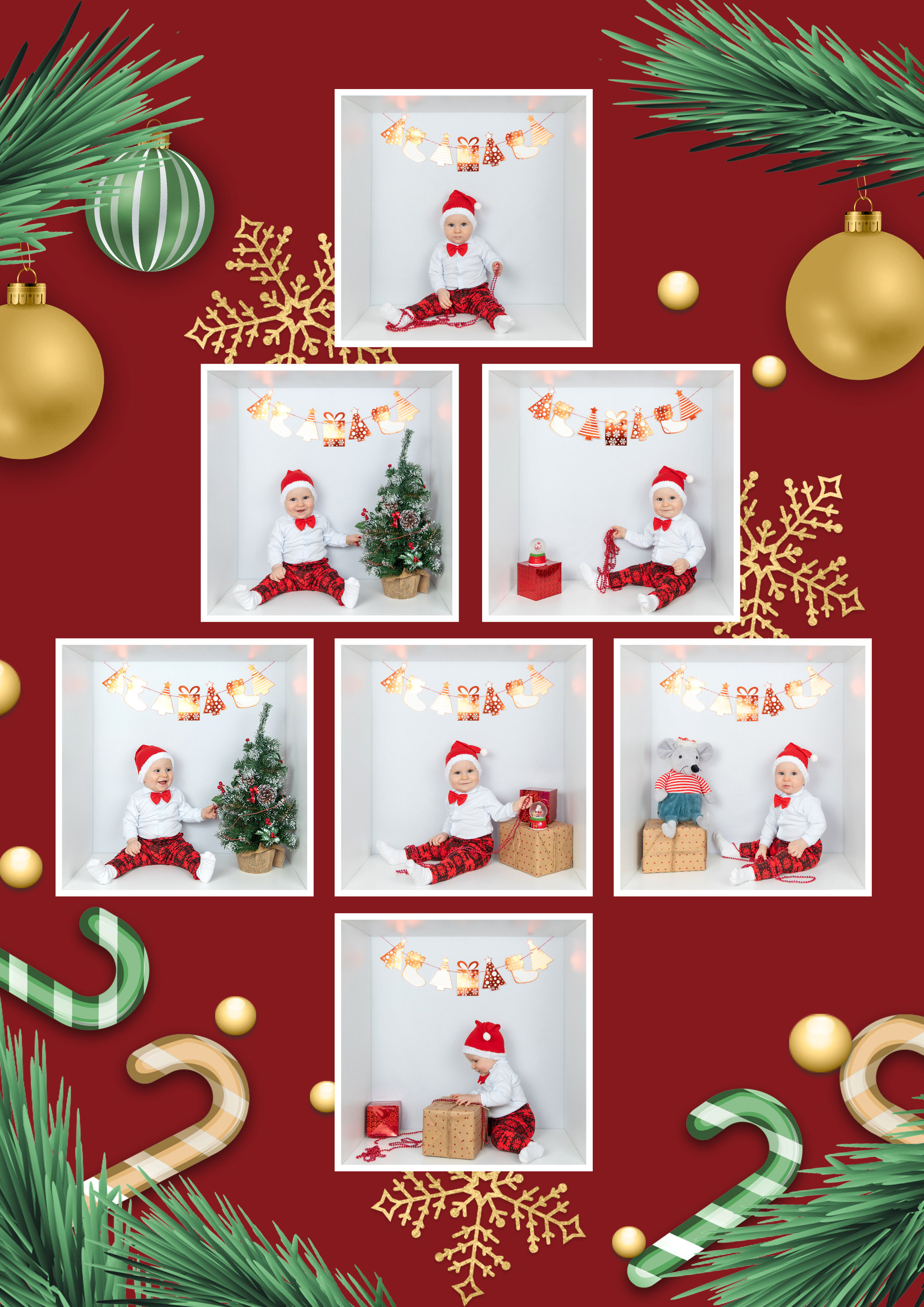 НОВОГОДНИЙ ФОТОПРОЕКТ В КУБАХ В ФОТОСТУДИИ В МИХНЕВО. Фотограф в Михнево Юлия Коляскина