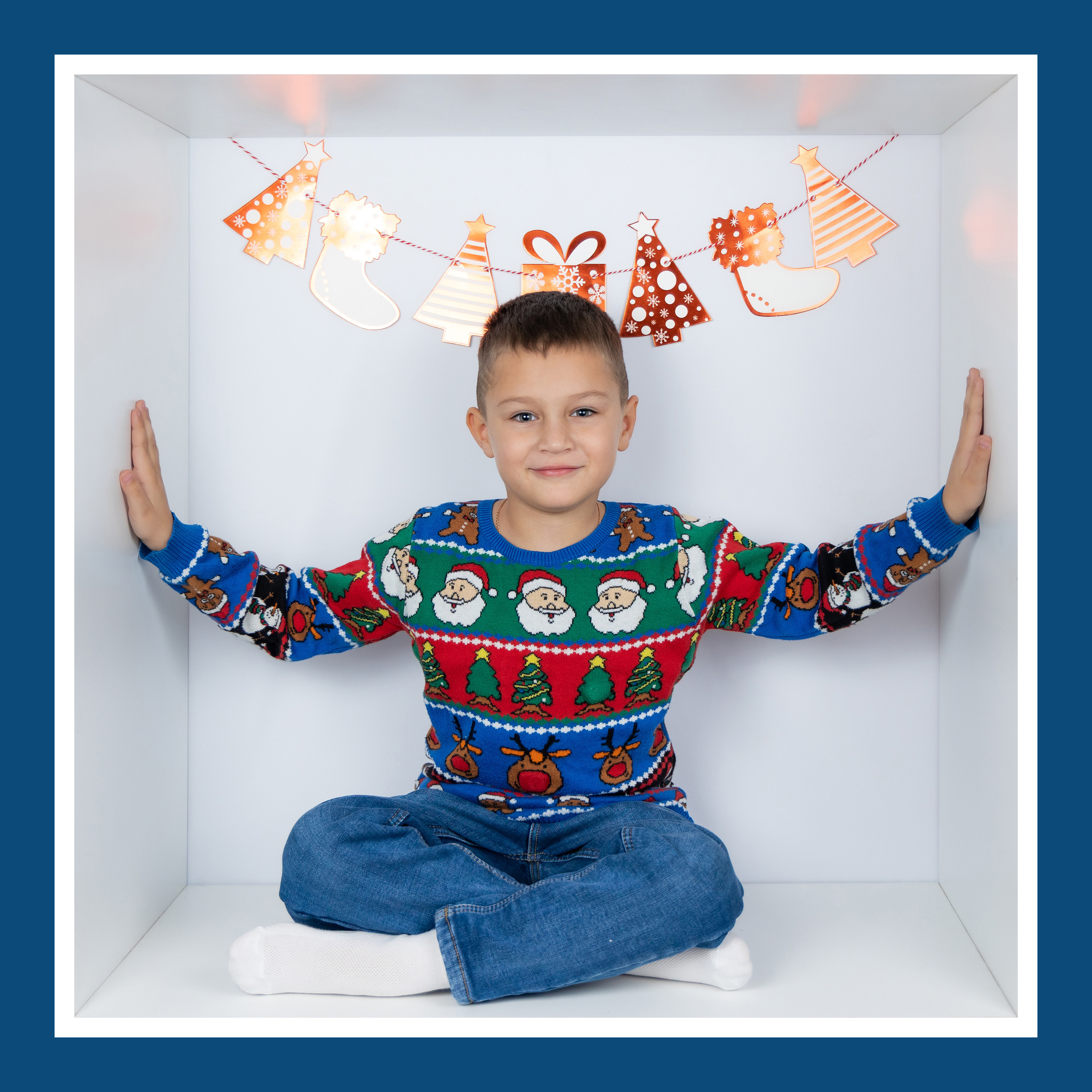 НОВОГОДНИЙ ФОТОПРОЕКТ В КУБАХ В ФОТОСТУДИИ В МИХНЕВО. Фотограф в Михнево Юлия Коляскина