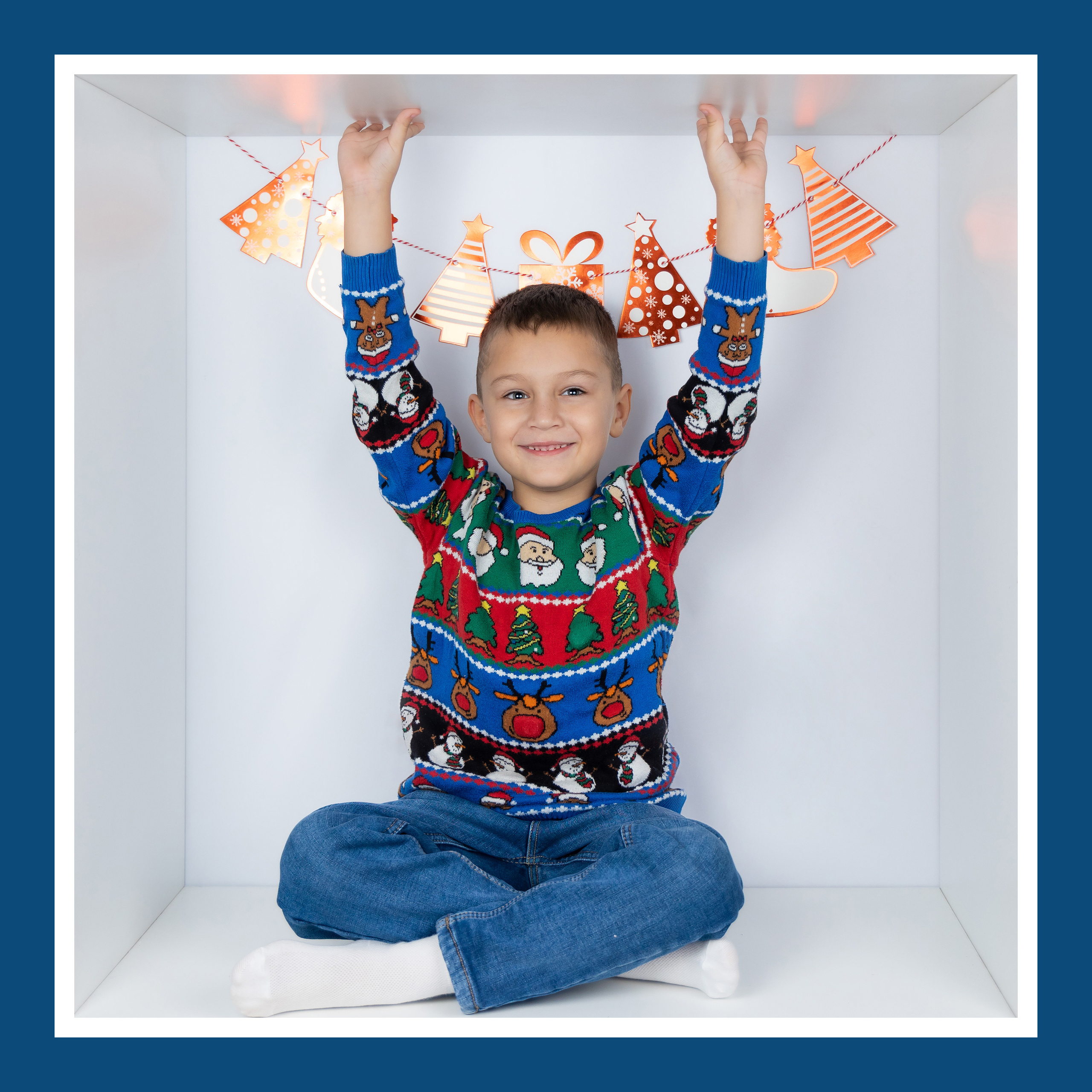 НОВОГОДНИЙ ФОТОПРОЕКТ В КУБАХ В ФОТОСТУДИИ В МИХНЕВО. Фотограф в Михнево Юлия Коляскина