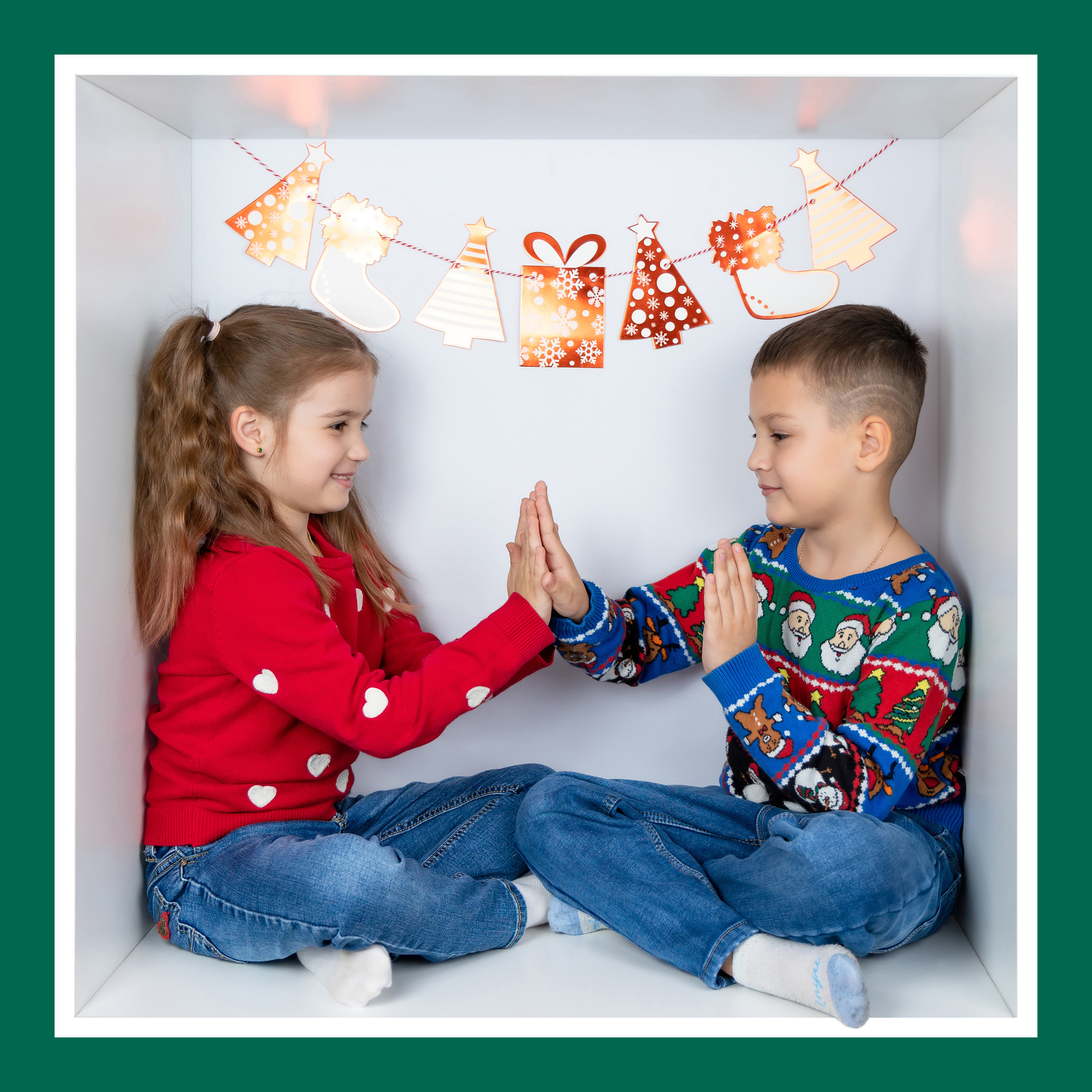 НОВОГОДНИЙ ФОТОПРОЕКТ В КУБАХ В ФОТОСТУДИИ В МИХНЕВО. Фотограф в Михнево Юлия Коляскина