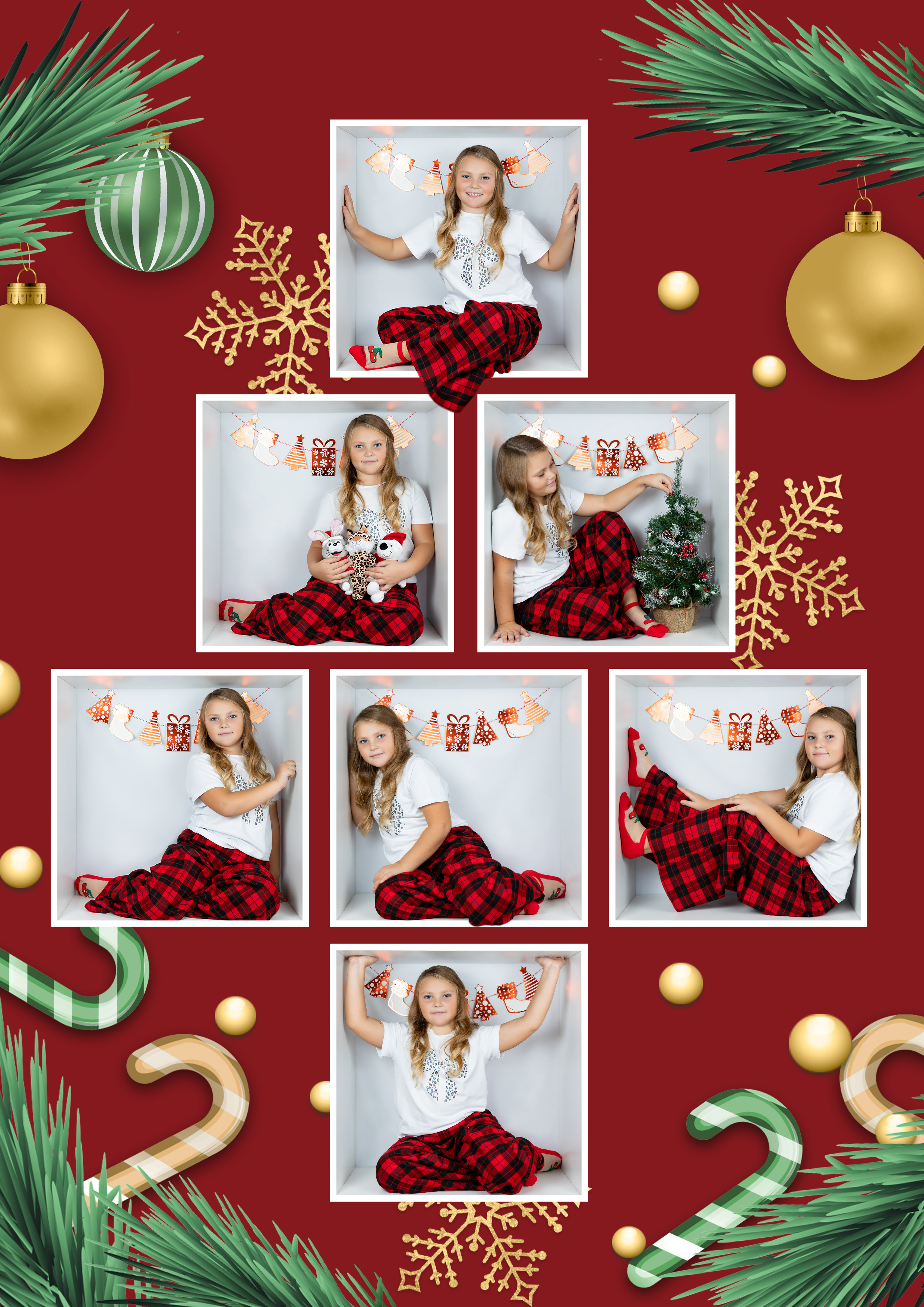 НОВОГОДНИЙ ФОТОПРОЕКТ В КУБАХ В ФОТОСТУДИИ В МИХНЕВО. Фотограф в Михнево Юлия Коляскина