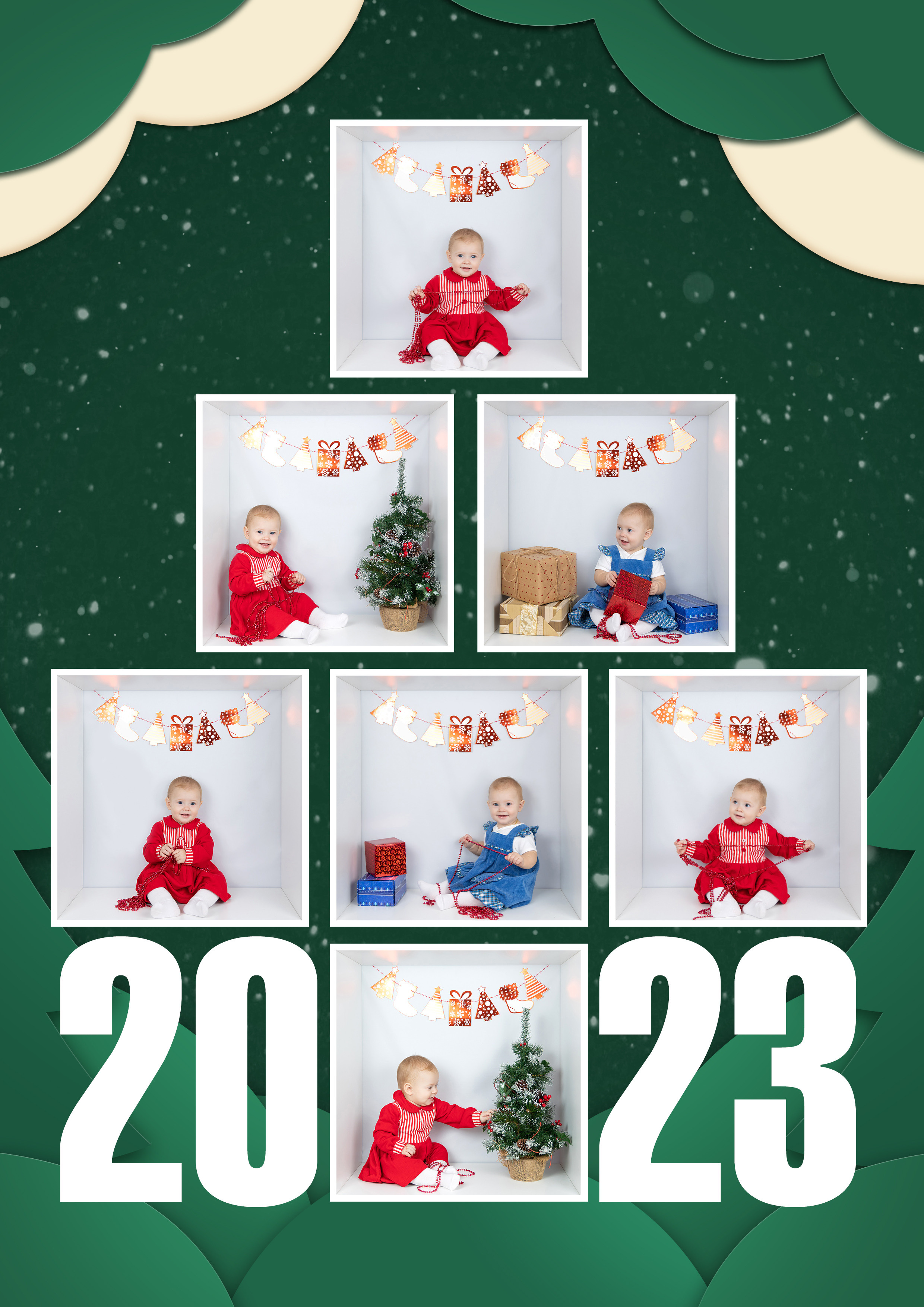 НОВОГОДНИЙ ФОТОПРОЕКТ В КУБАХ В ФОТОСТУДИИ В МИХНЕВО. Фотограф в Михнево Юлия Коляскина