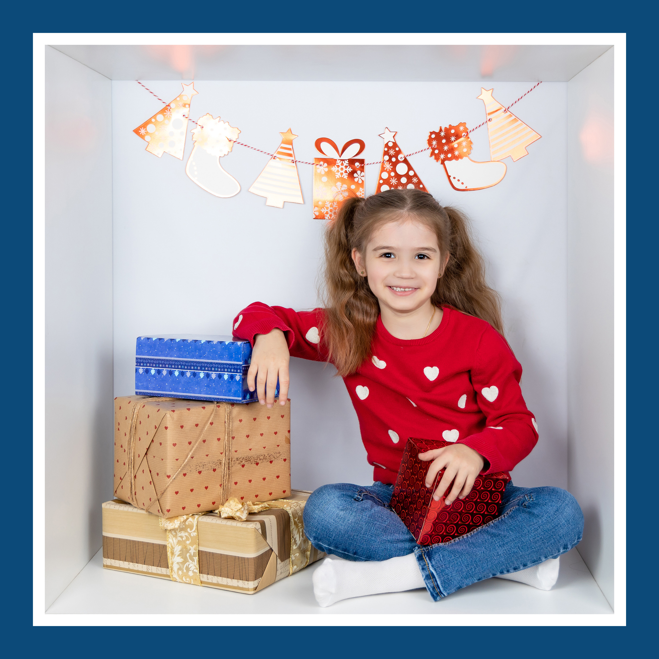 НОВОГОДНИЙ ФОТОПРОЕКТ В КУБАХ В ФОТОСТУДИИ В МИХНЕВО. Фотограф в Михнево Юлия Коляскина