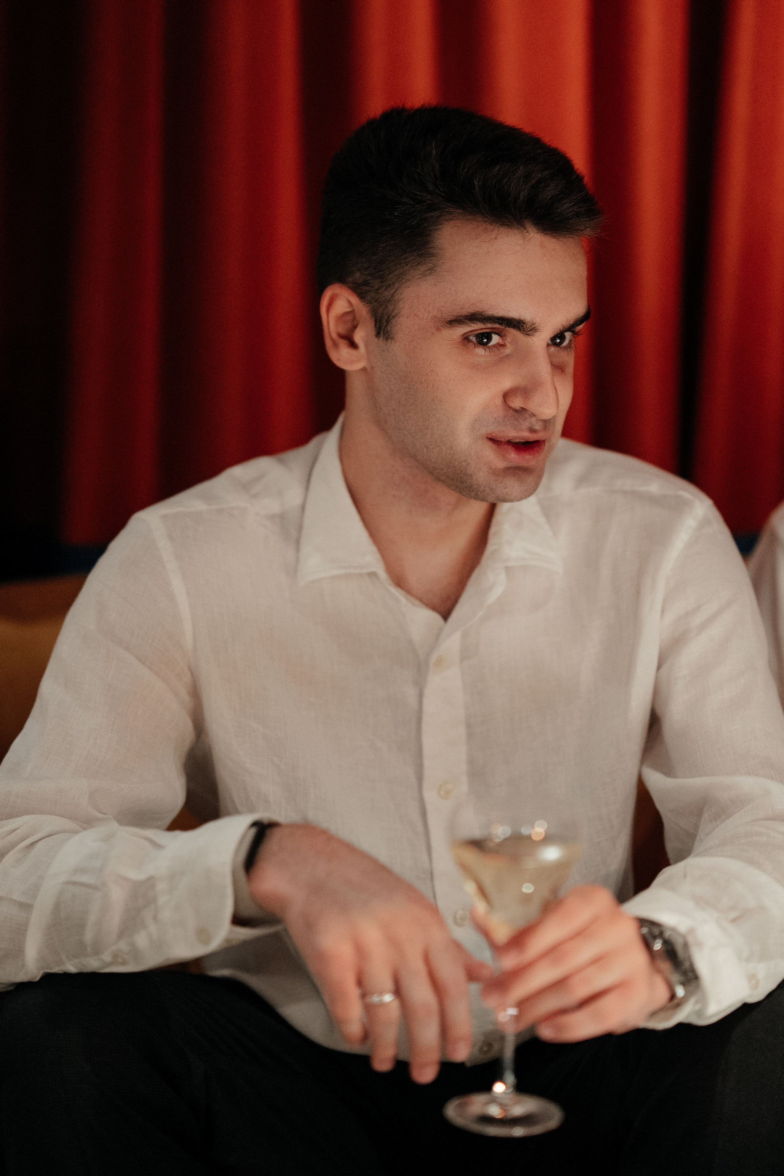 Свадебный ужин в кругу друзей/ ресторан Мина. Свадебный фотограф Москва Александра Аверкова