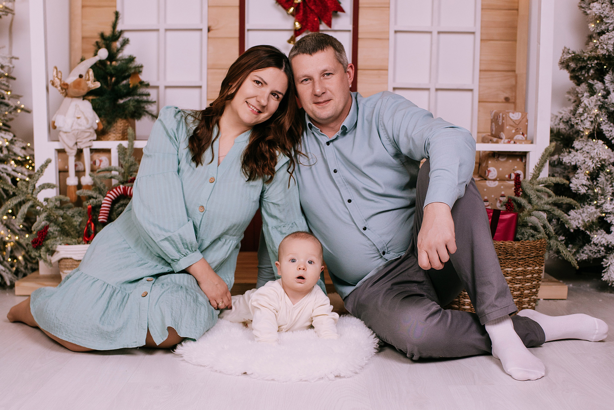 Федор с родителями. Марта Корженко — фотограф, контент фотограф, визуализатор бренда