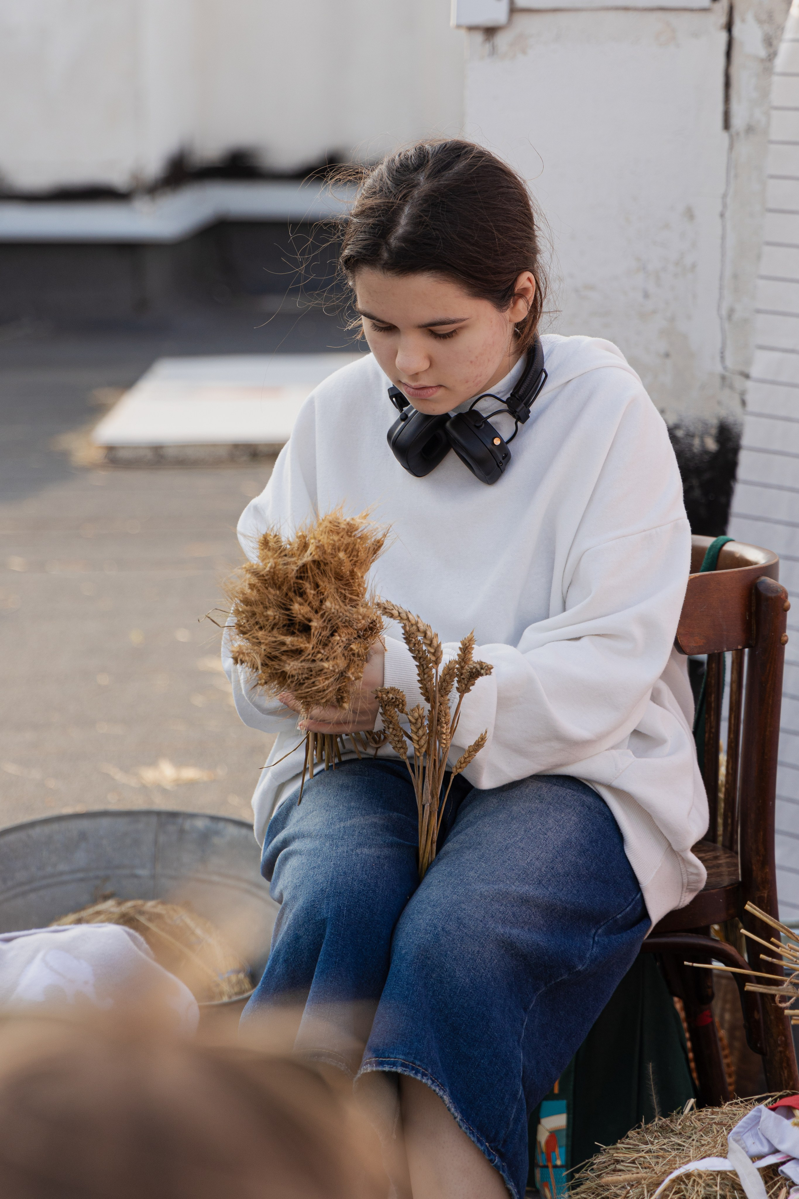 МК Осенний венок (локация на крыше). Анастасия Ракчеева Художник