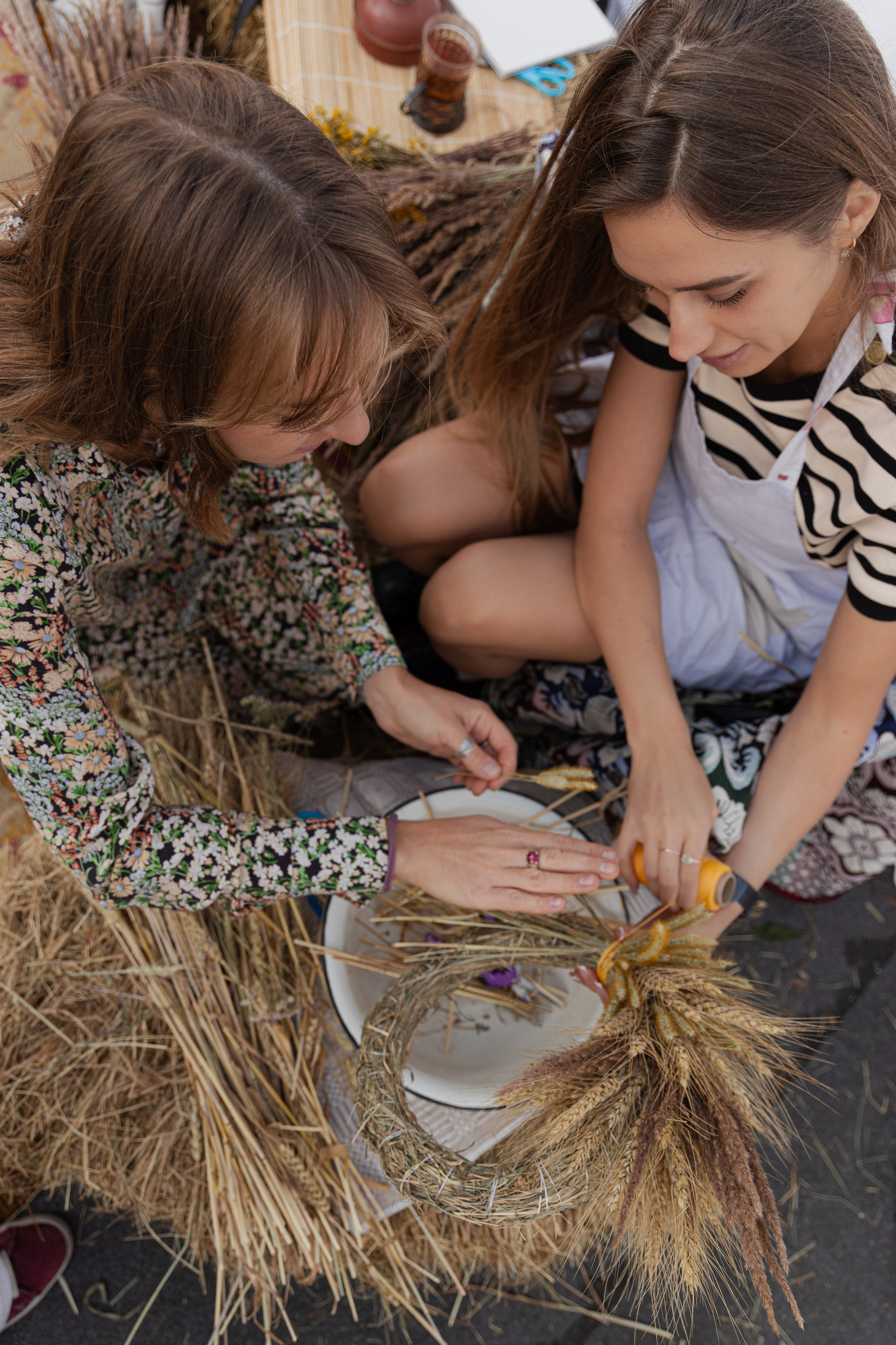 МК Осенний венок (локация на крыше). Анастасия Ракчеева Художник