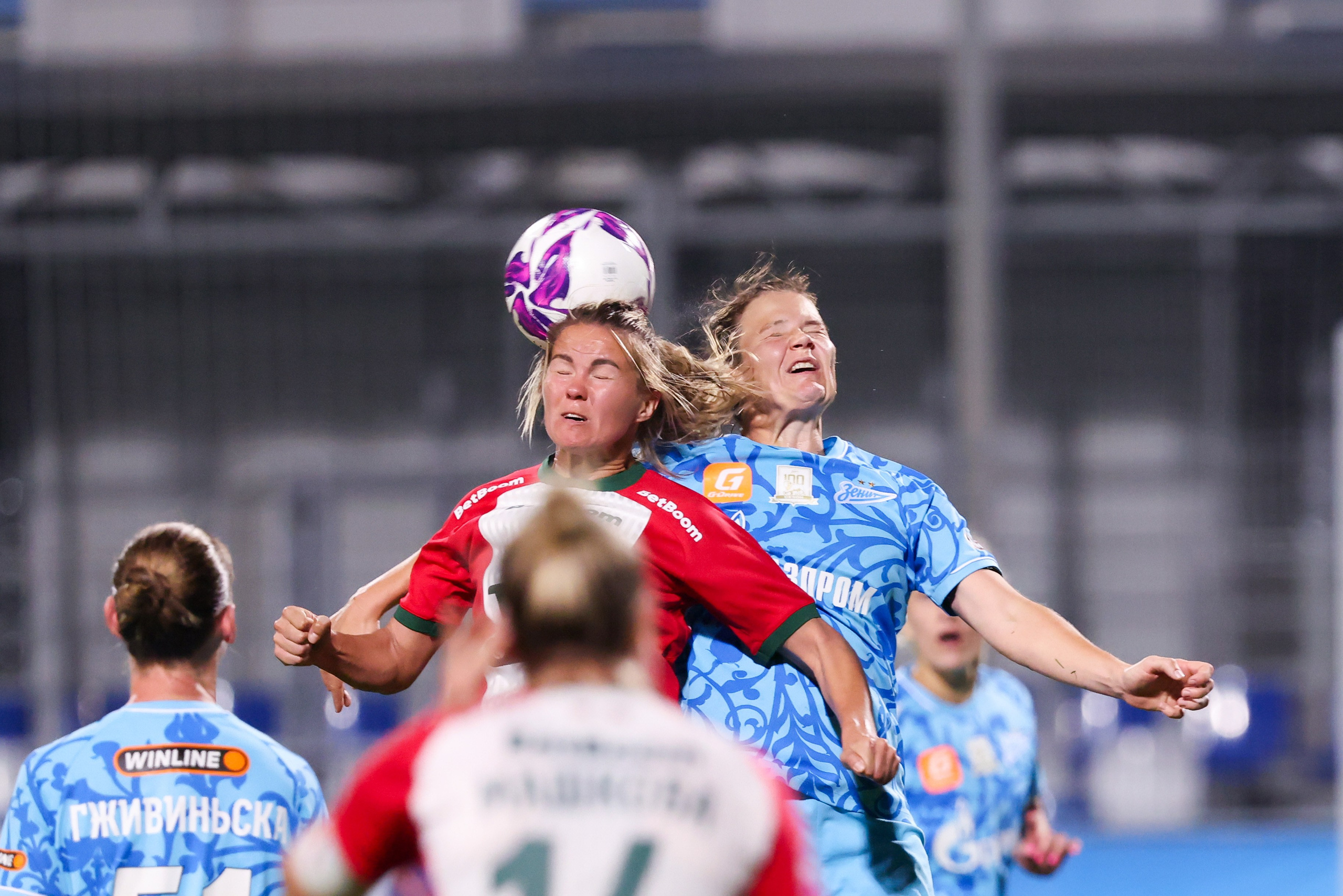 ЖФК «Зенит» — ЖФК «Локомотив» Москва Winline Кубок России 13.09.2025. Спортивный и репортажный фотограф Антон Тереханов