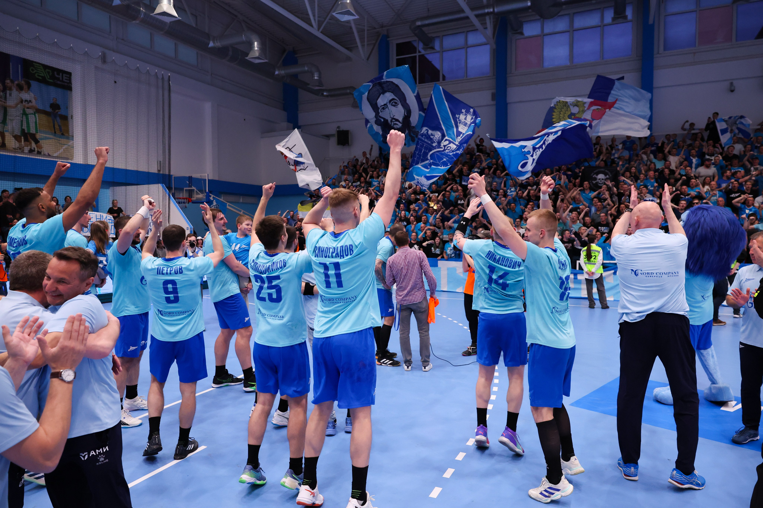 ГК Зенит — ГК ЦСКА финал ЧР2024/25 3 игра 28.05.2025. Спортивный и репортажный фотограф Антон Тереханов