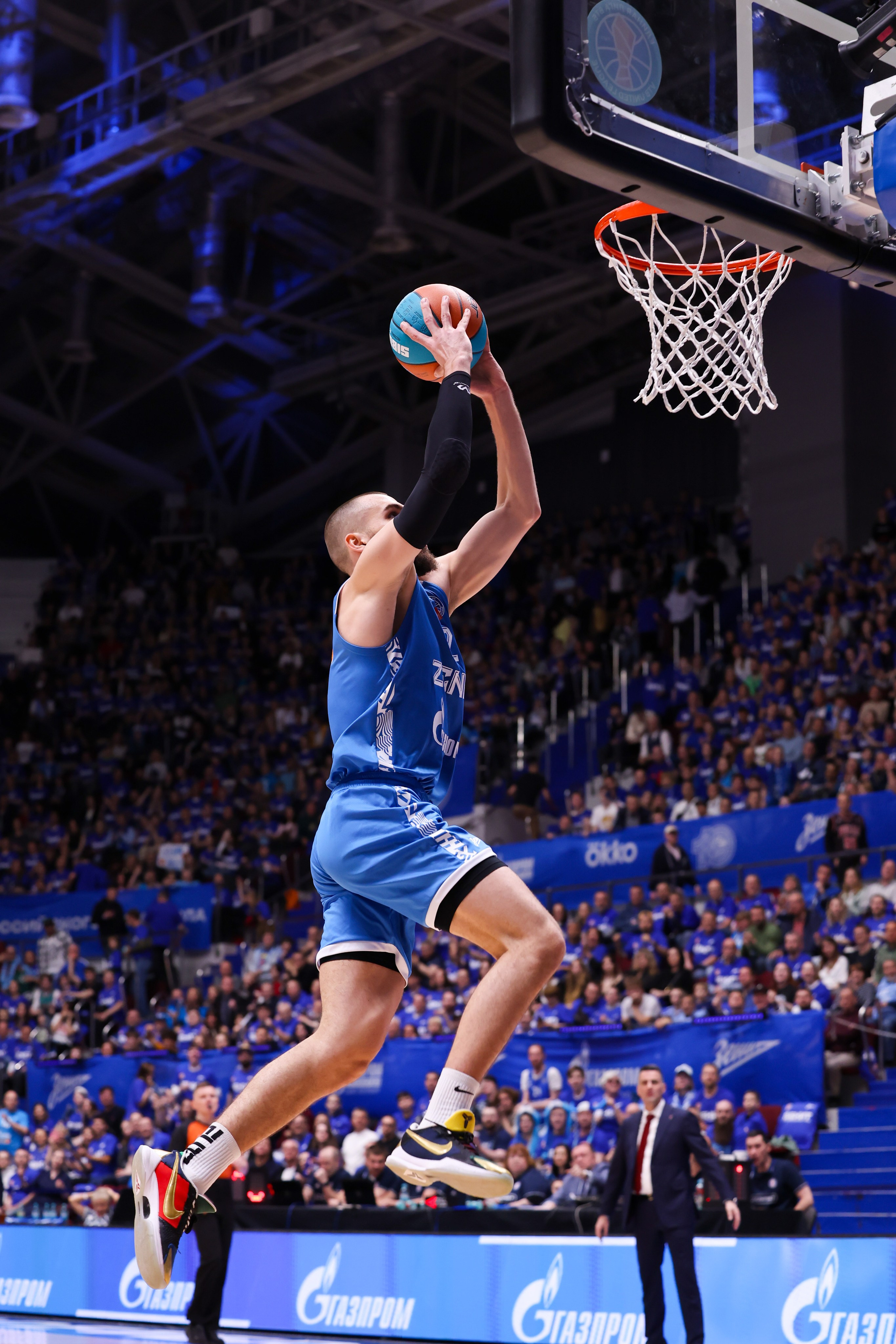 БК «Зенит» — БК «ЦСКА» финал ЕЛ ВТБ 1 игра 27.05.2025. Спортивный и репортажный фотограф Антон Тереханов