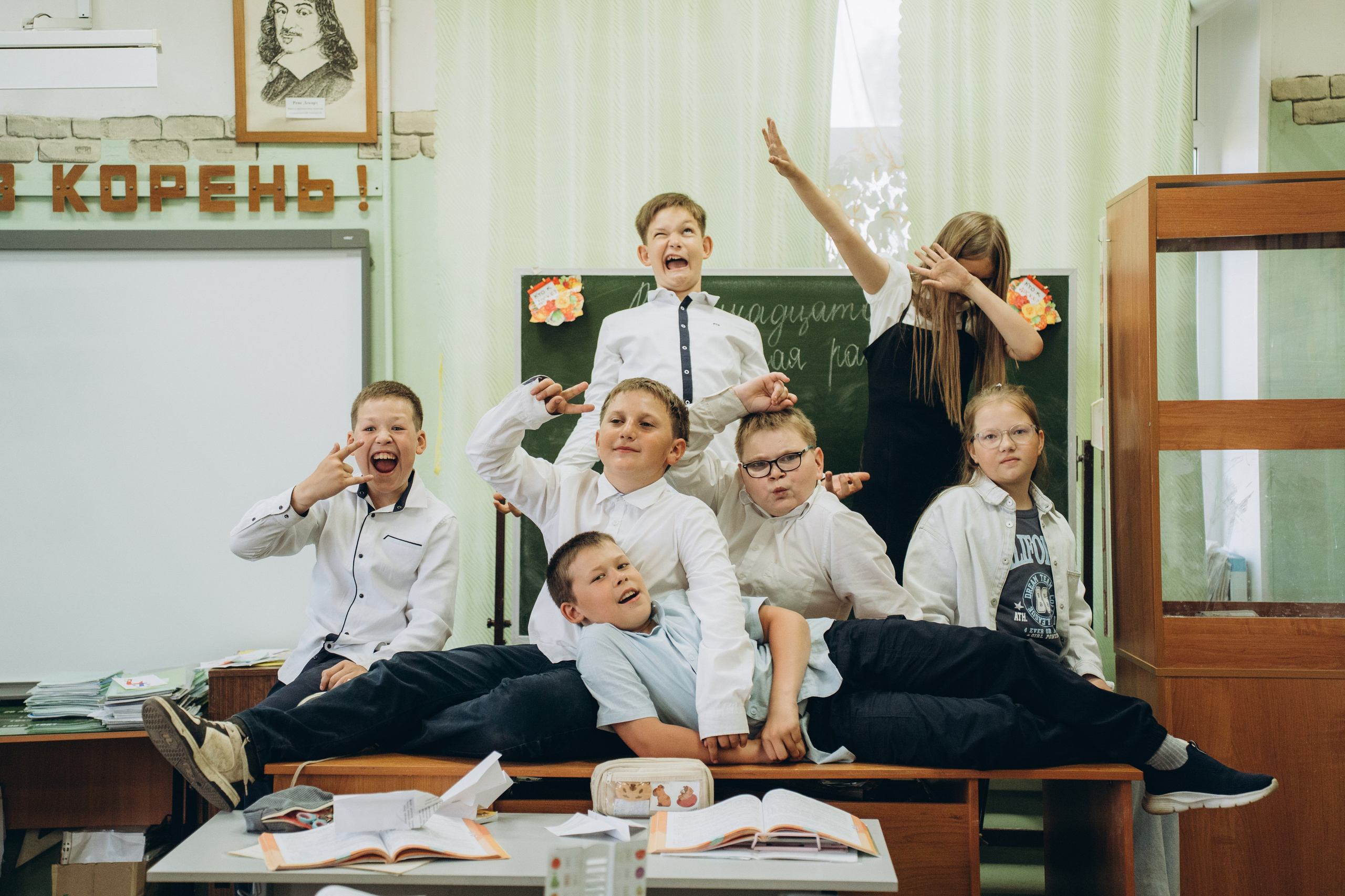 Школа, 4 класс. Семейный фотограф • Домашние съемки в Нижнем Новгороде