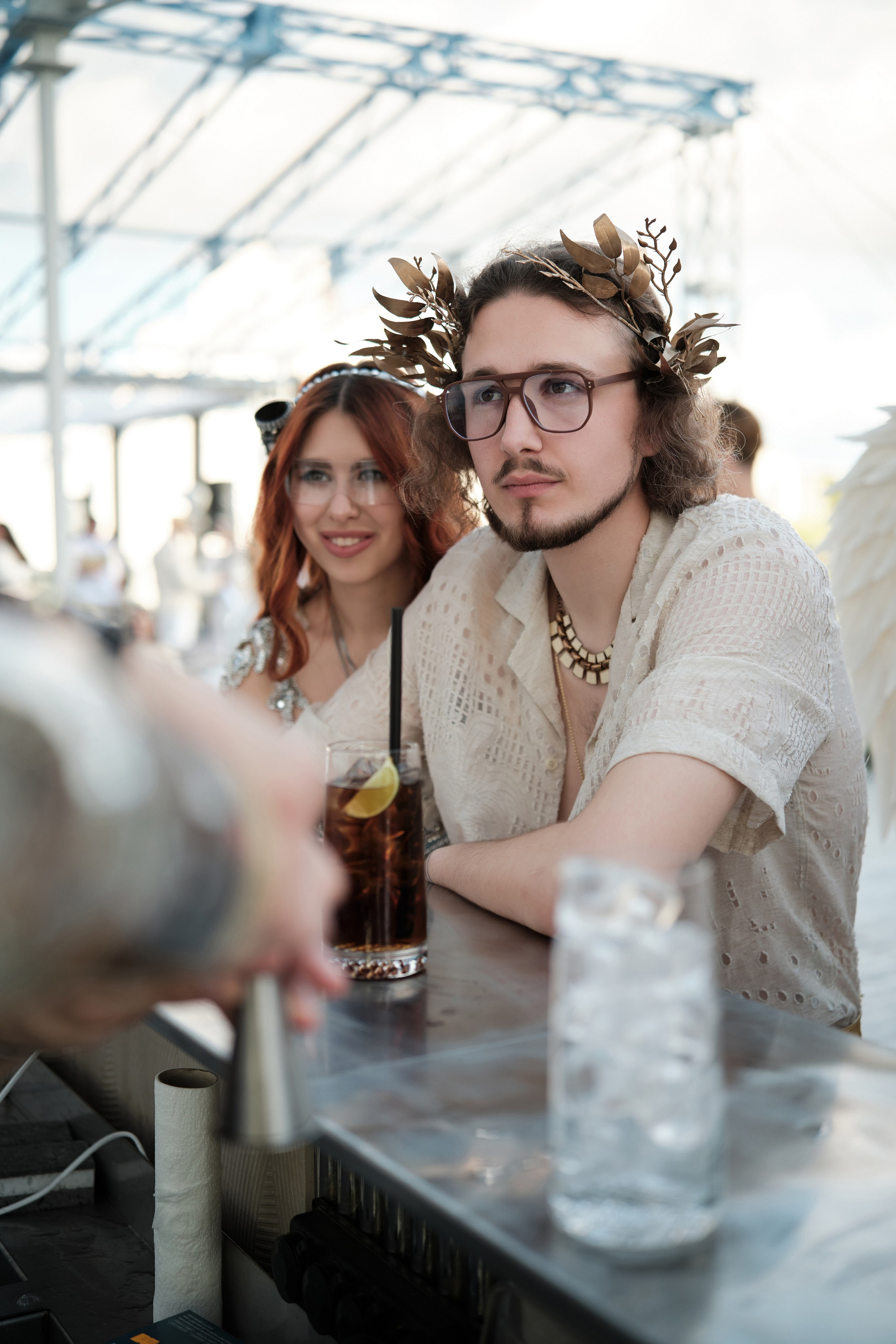 Burning Man на террасе White Point. Репортажный фотограф Дмитрий Литвинский. Минск, Беларусь, мир