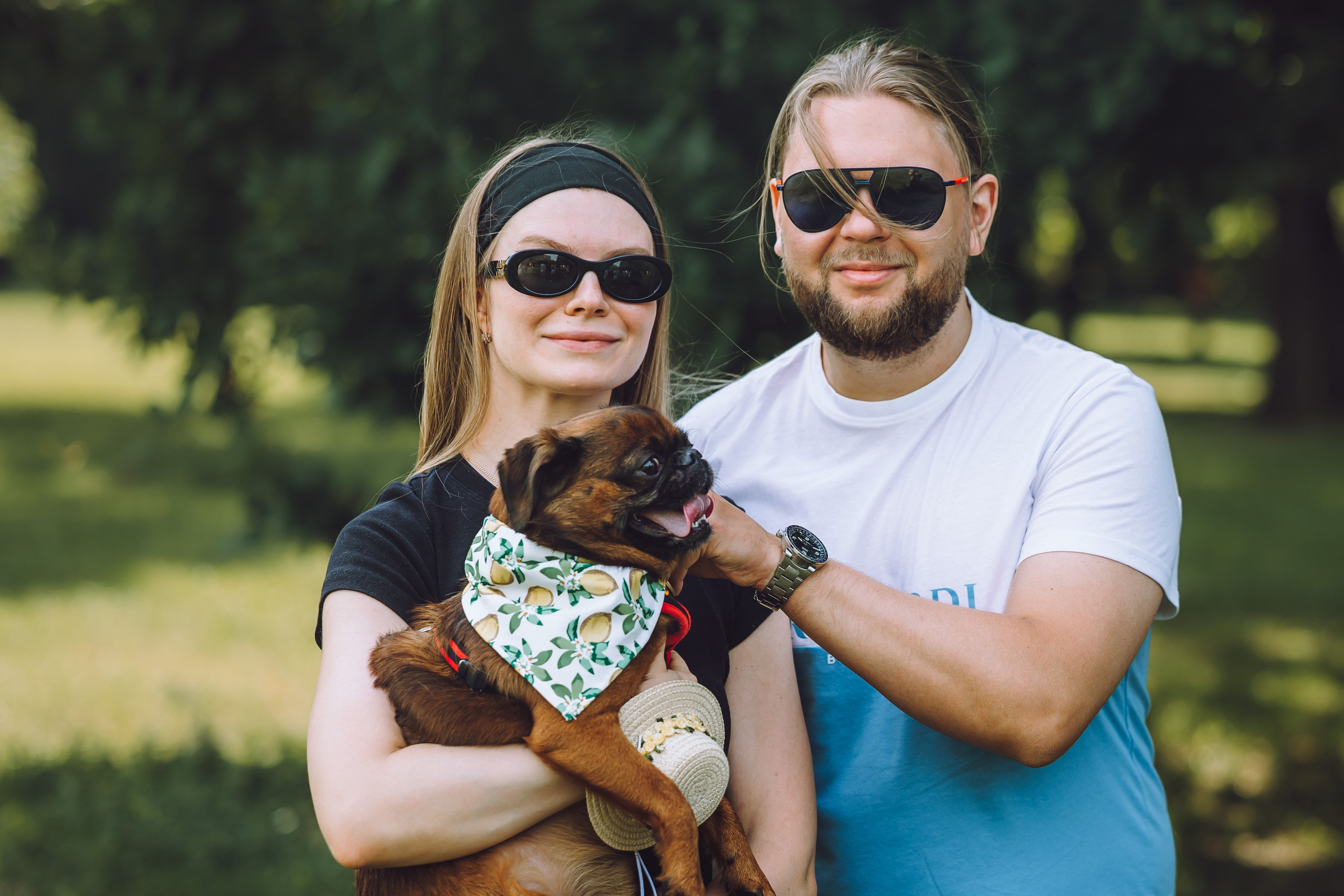 Griff-пикник. Семейный фотограф животных, анималист в Москве Екатерина Киреева