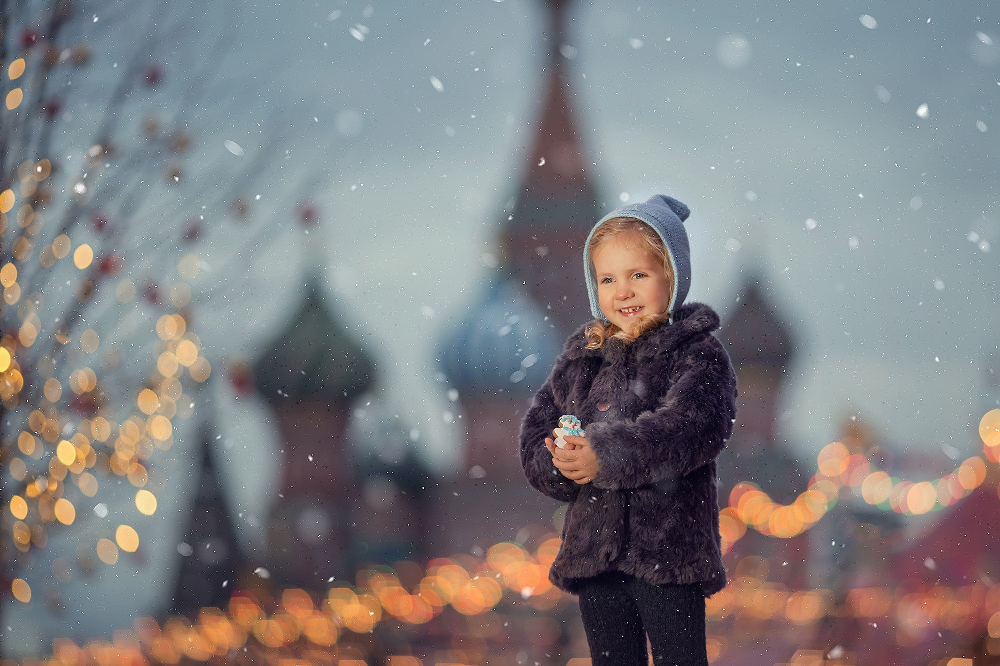 Новогодняя Москва. Семейный фотограф Микульская Ирина