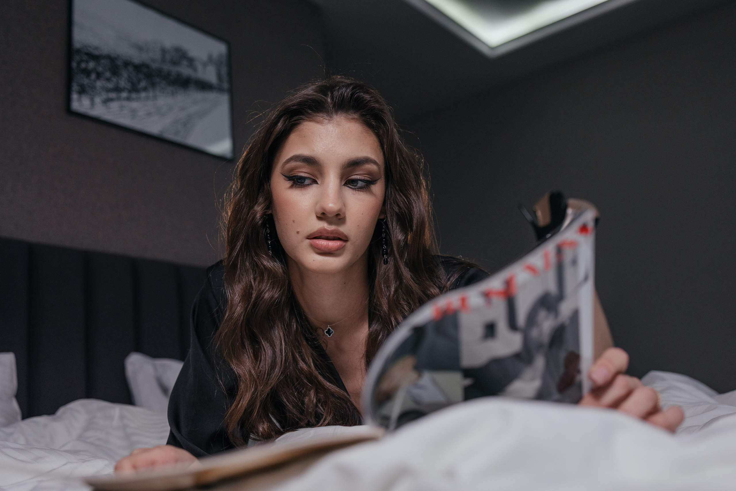 Черное платье. Фотограф Крохин Олег