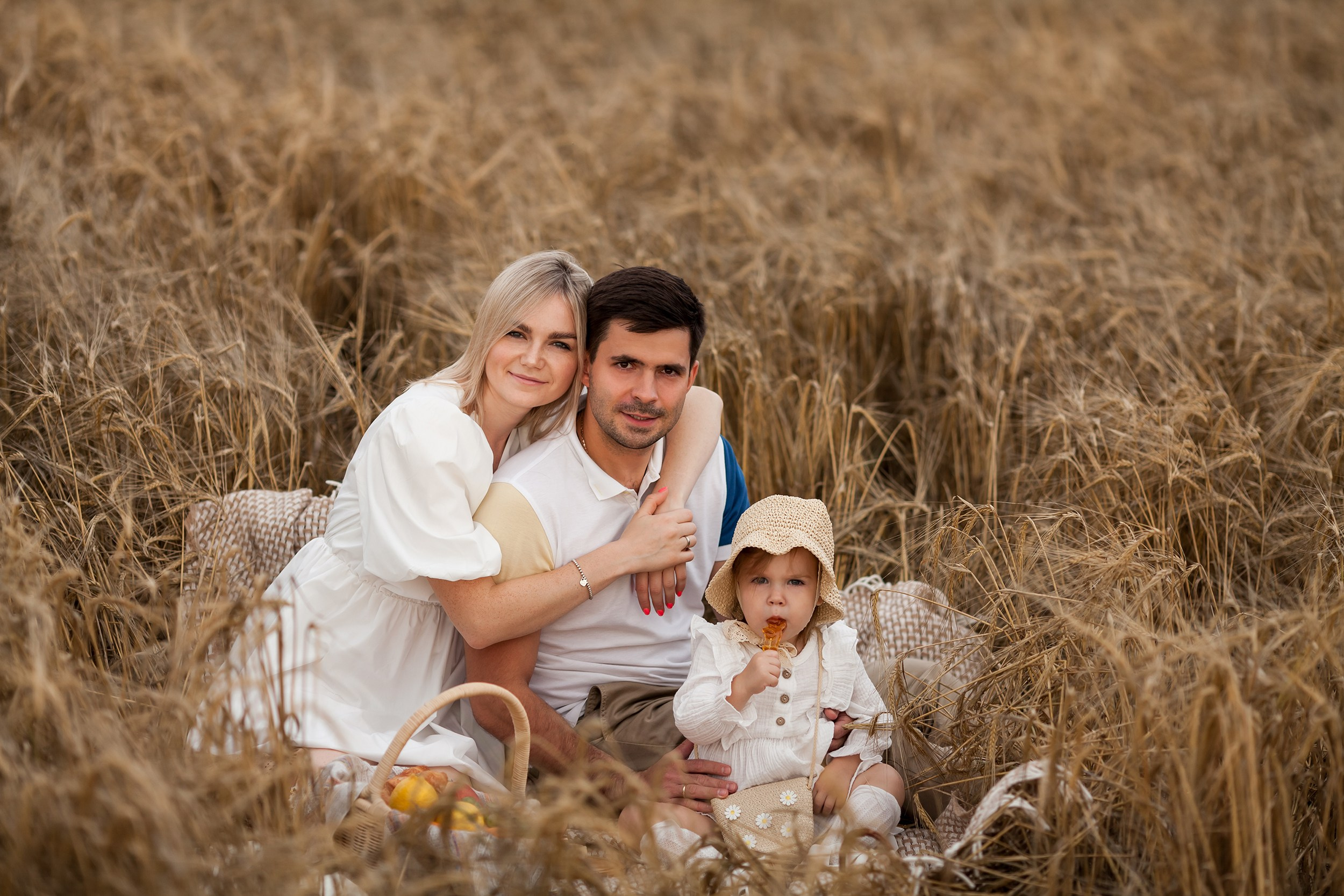 Семья на природе