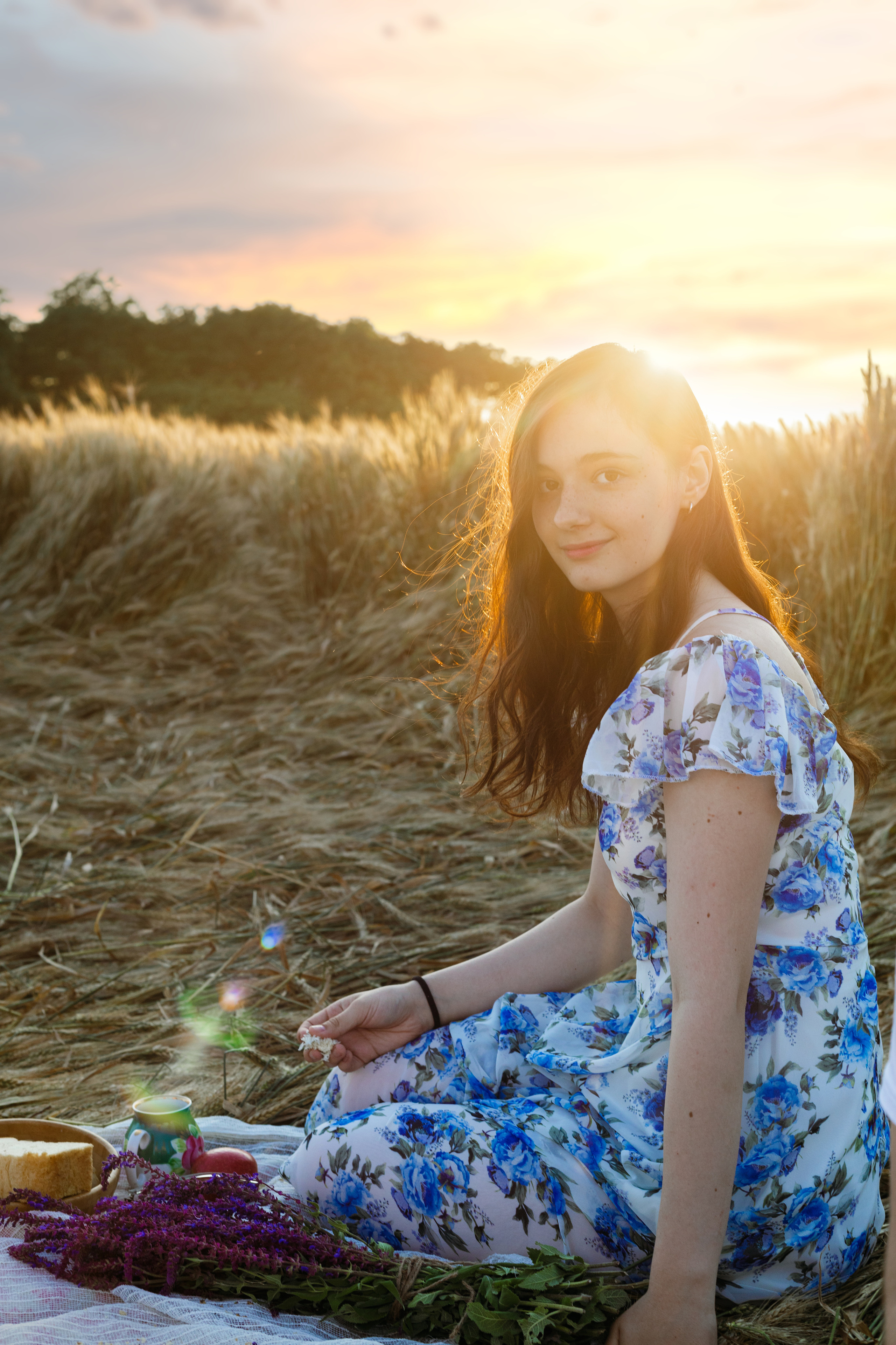 Семейная фотосессия в пшеничном поле. Свадебный и семейный фотограф в Краснодарском крае Мария Данилкина