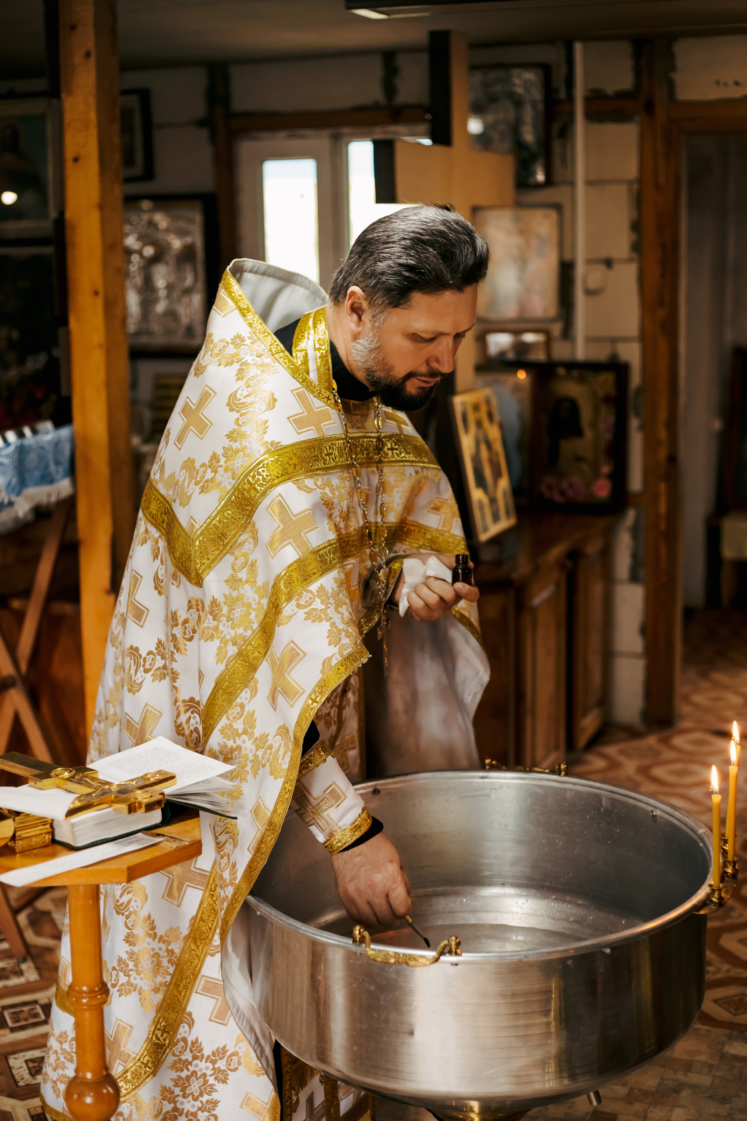 Съемка крещения в Тихорецке. Свадебный и семейный фотограф в Краснодарском крае Мария Данилкина