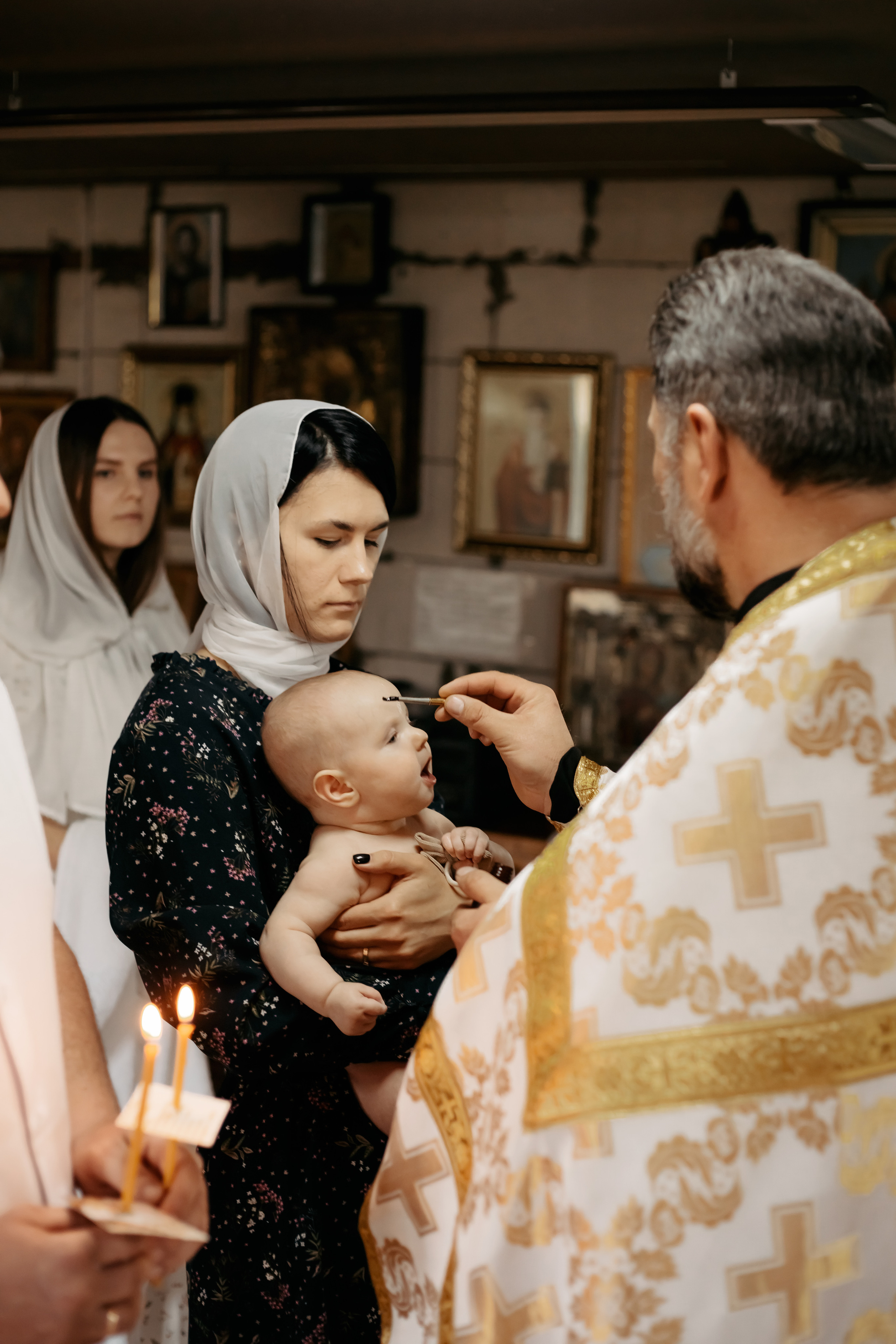 Съемка крещения в Тихорецке. Свадебный и семейный фотограф в Краснодарском крае Мария Данилкина