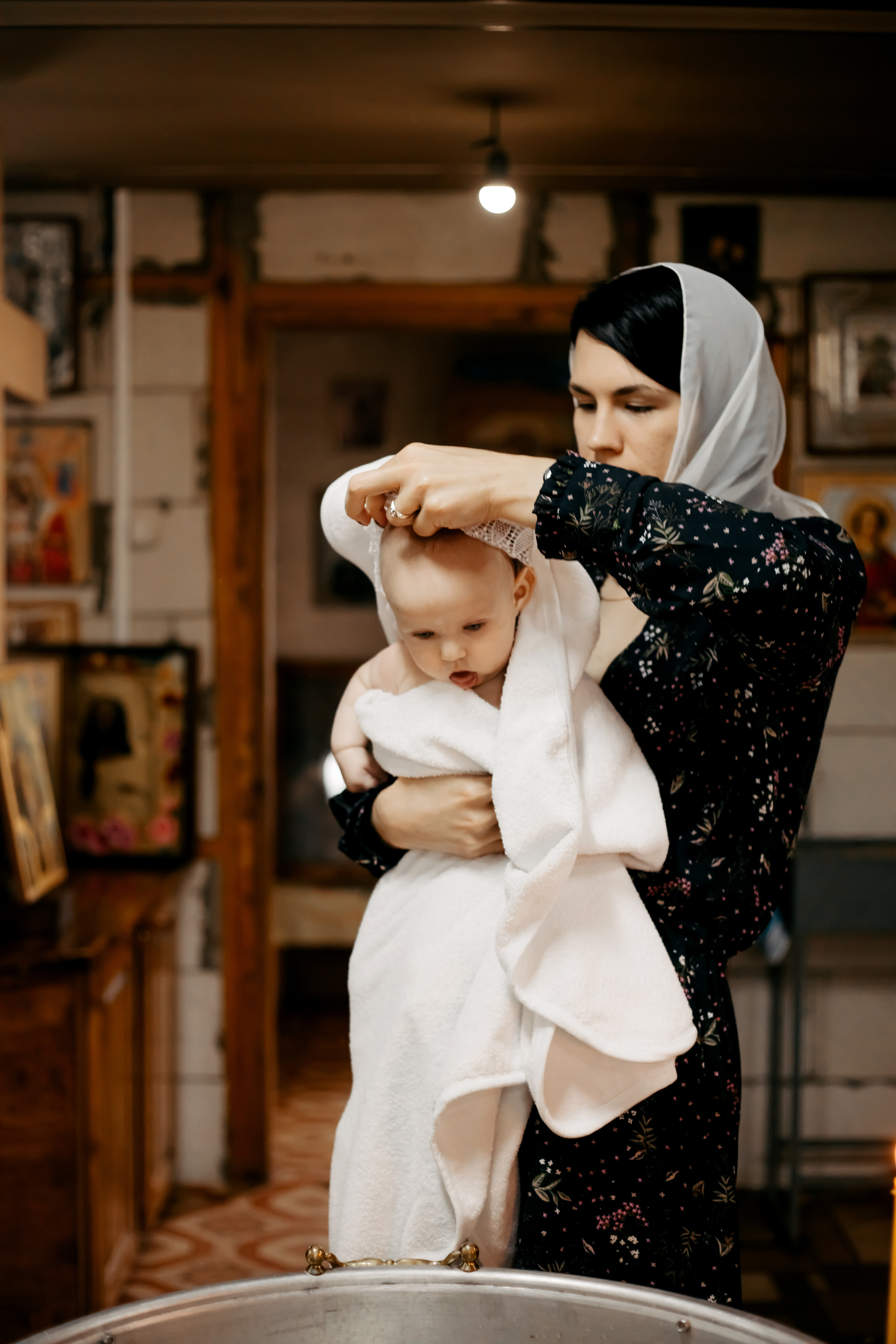 Съемка крещения в Тихорецке. Свадебный и семейный фотограф в Краснодарском крае Мария Данилкина