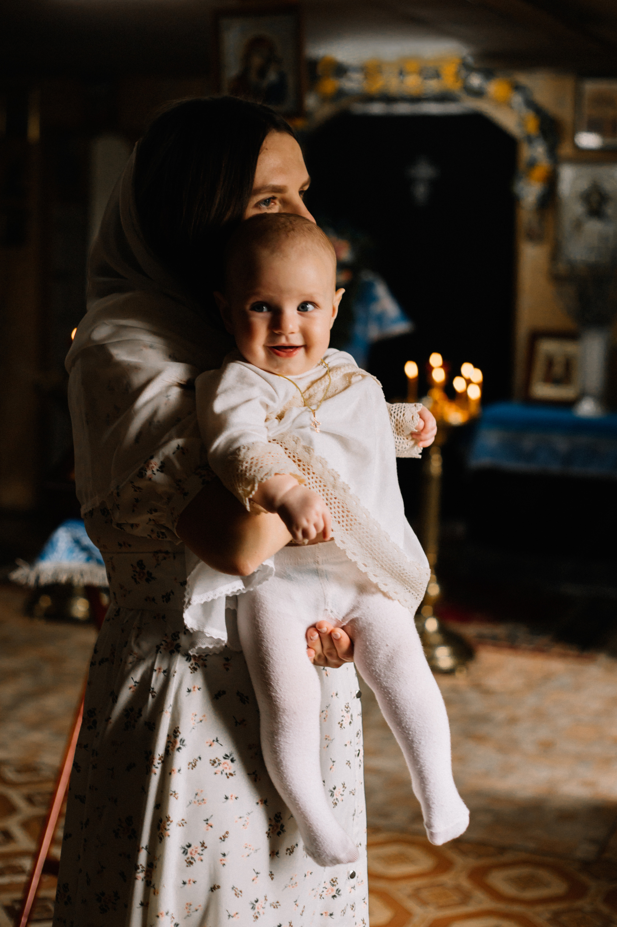 Съемка крещения в Тихорецке. Свадебный и семейный фотограф в Краснодарском крае Мария Данилкина