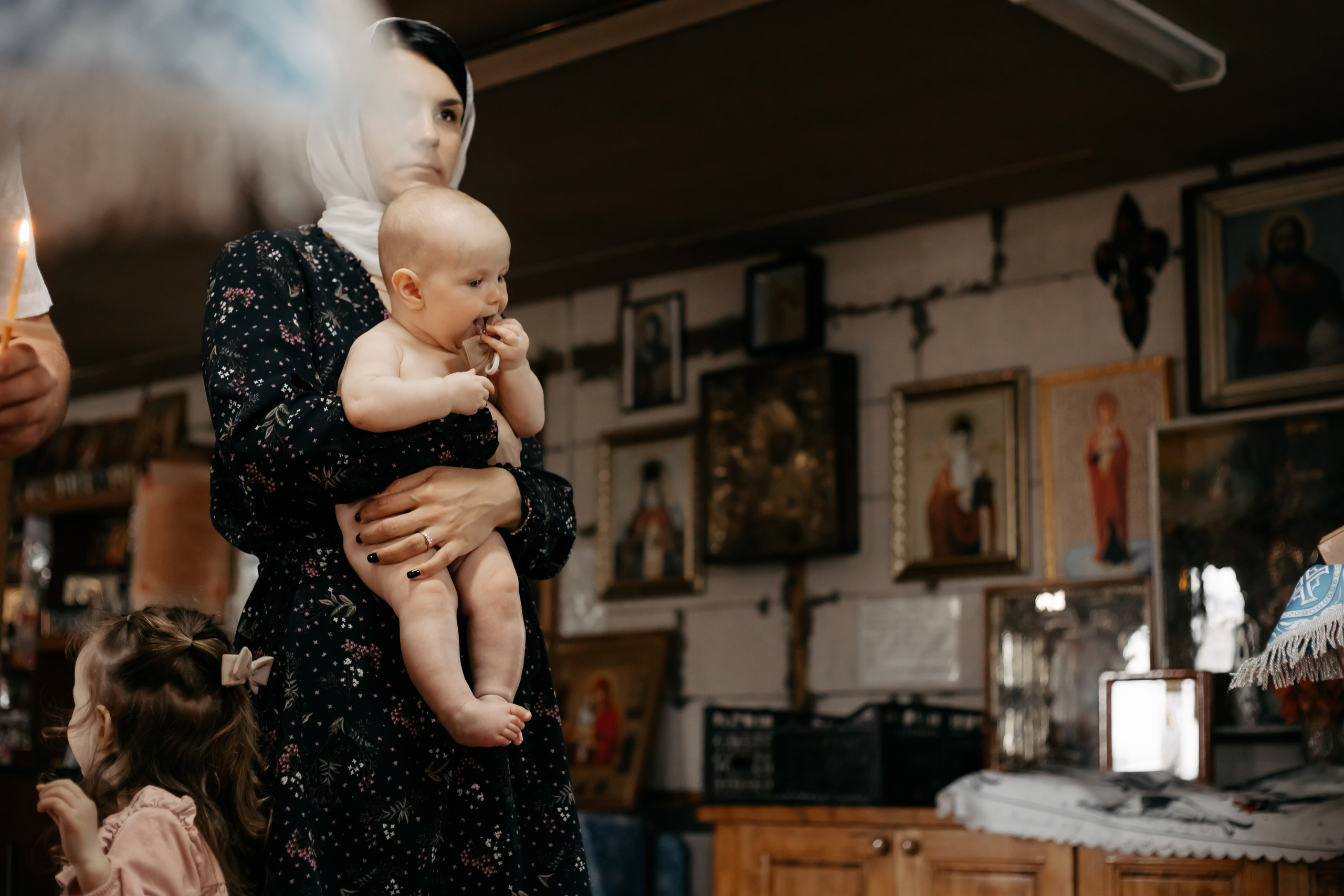 Съемка крещения в Тихорецке. Свадебный и семейный фотограф в Краснодарском крае Мария Данилкина