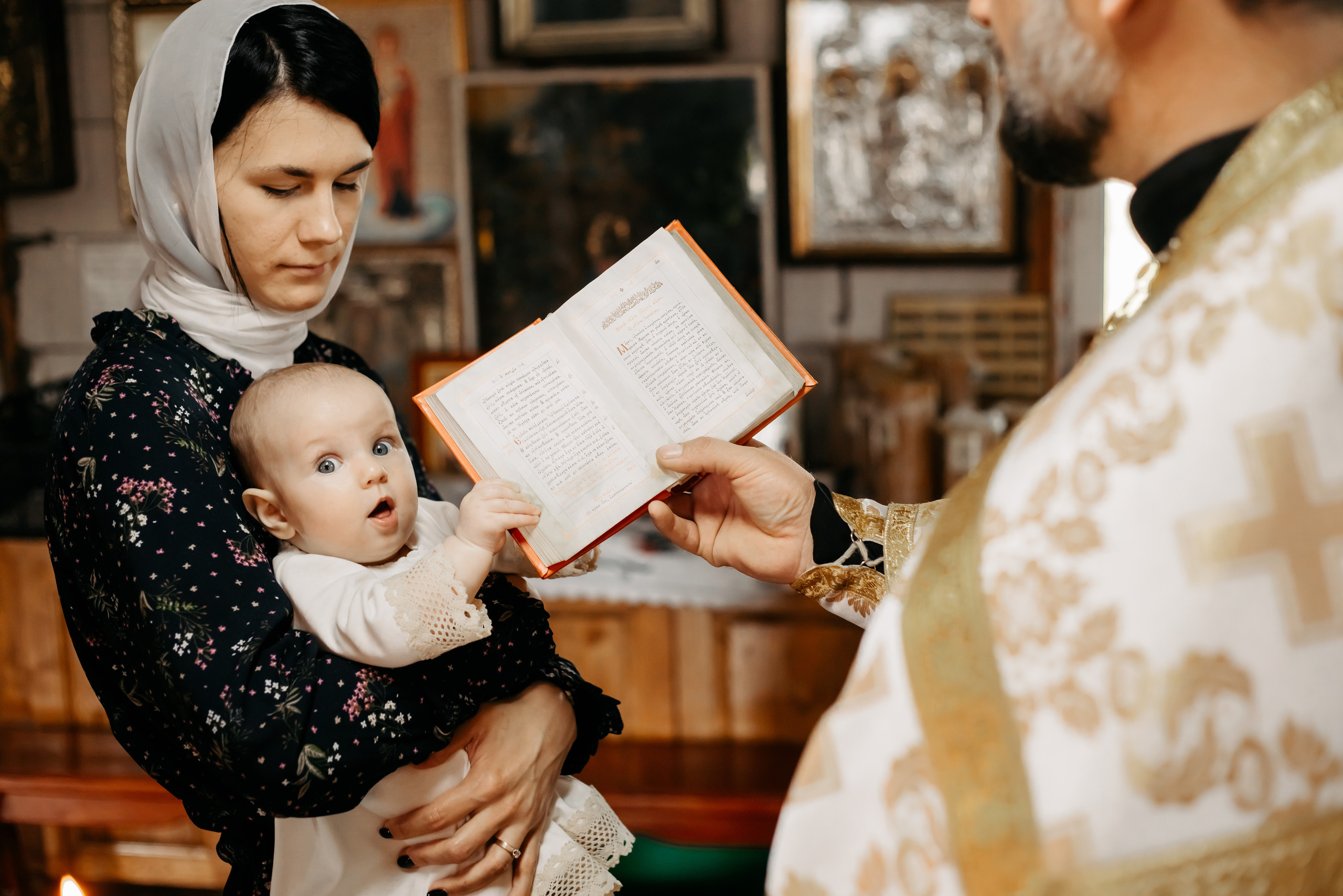Съемка крещения в Тихорецке. Свадебный и семейный фотограф в Краснодарском крае Мария Данилкина