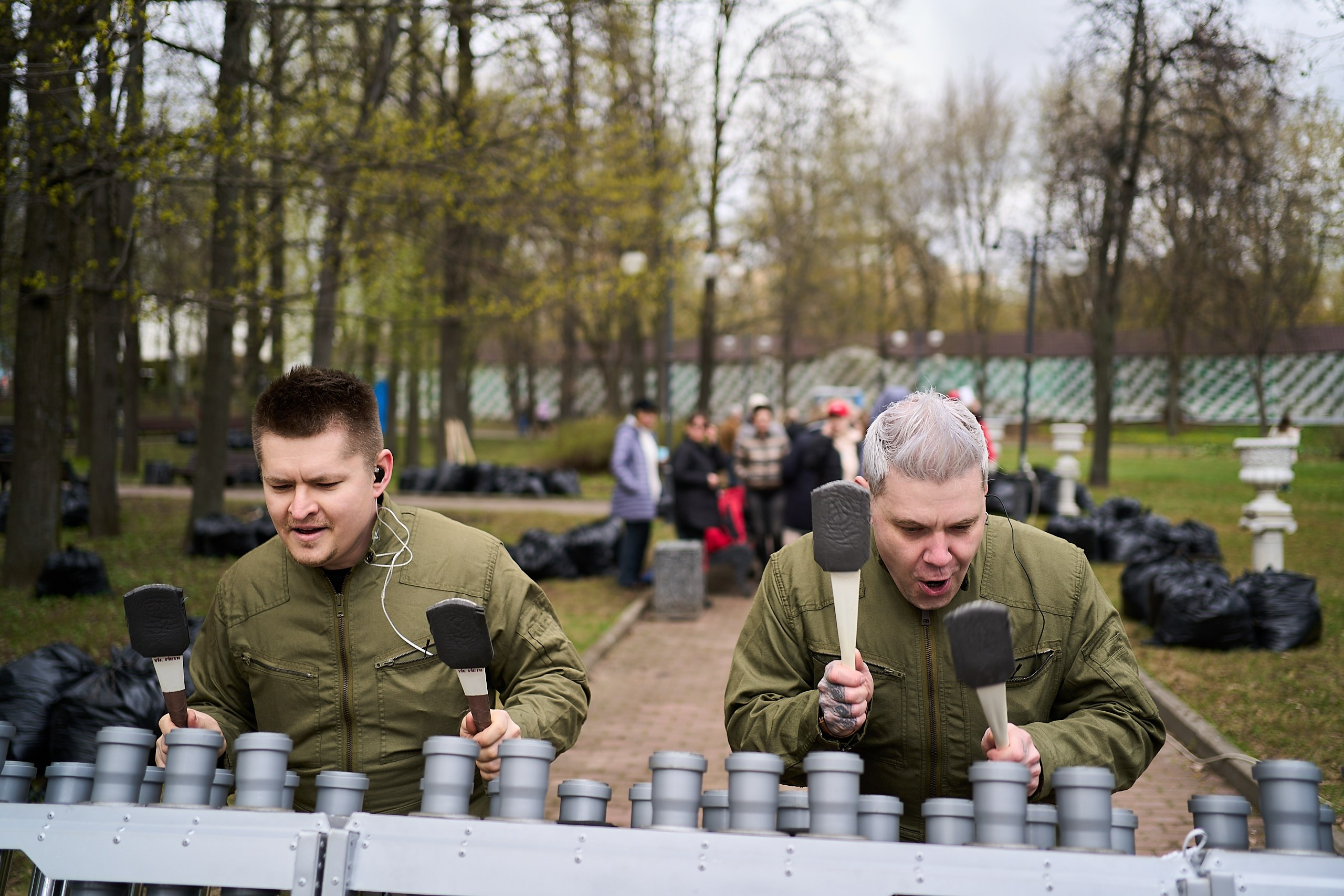 Субботник у Управления делами Мэра и Правительства Москвы. Фотограф и Видеограф в Москве. Олег Корушев
