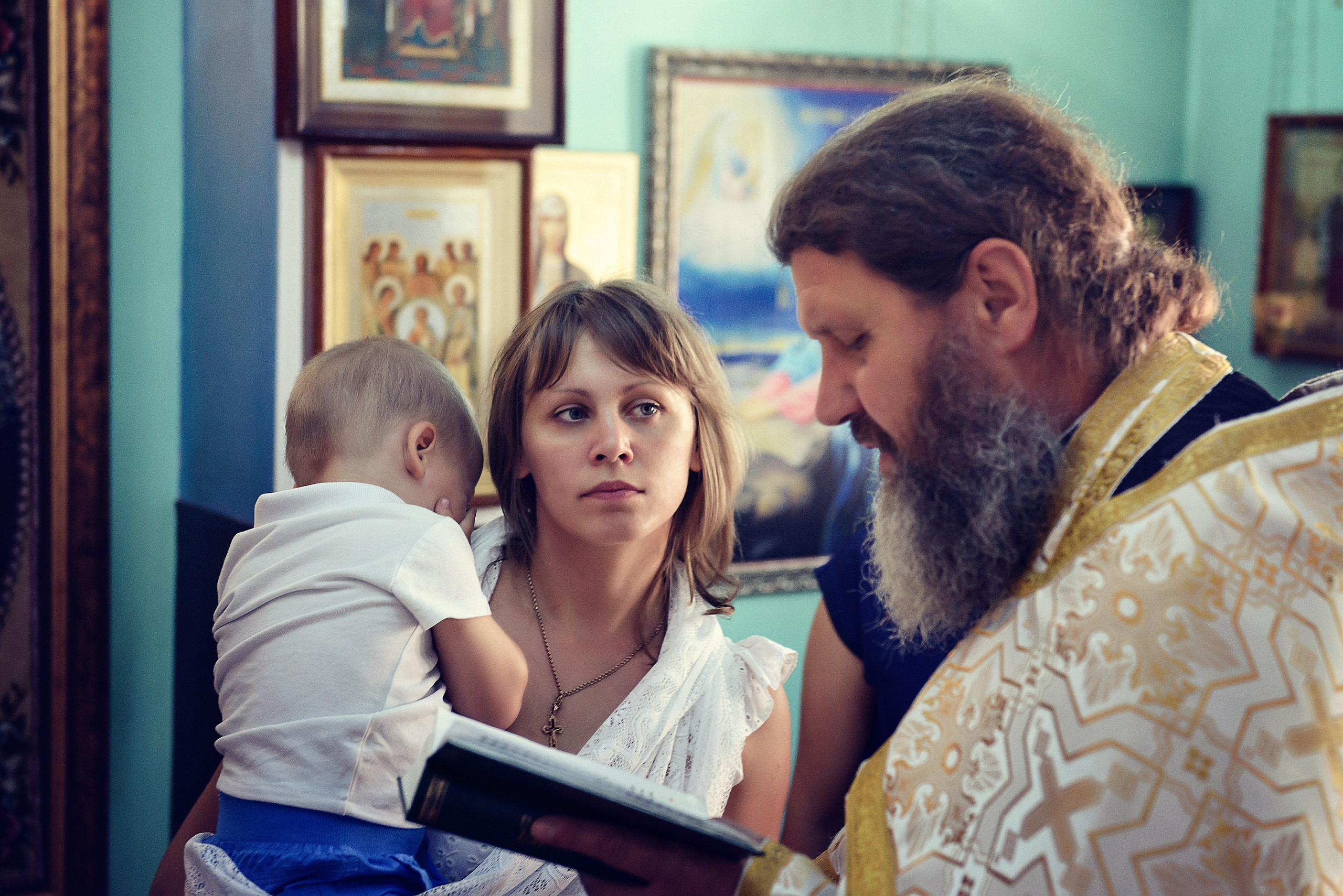 Крещение Платона. Семейный фотограф, женский фототерапевт