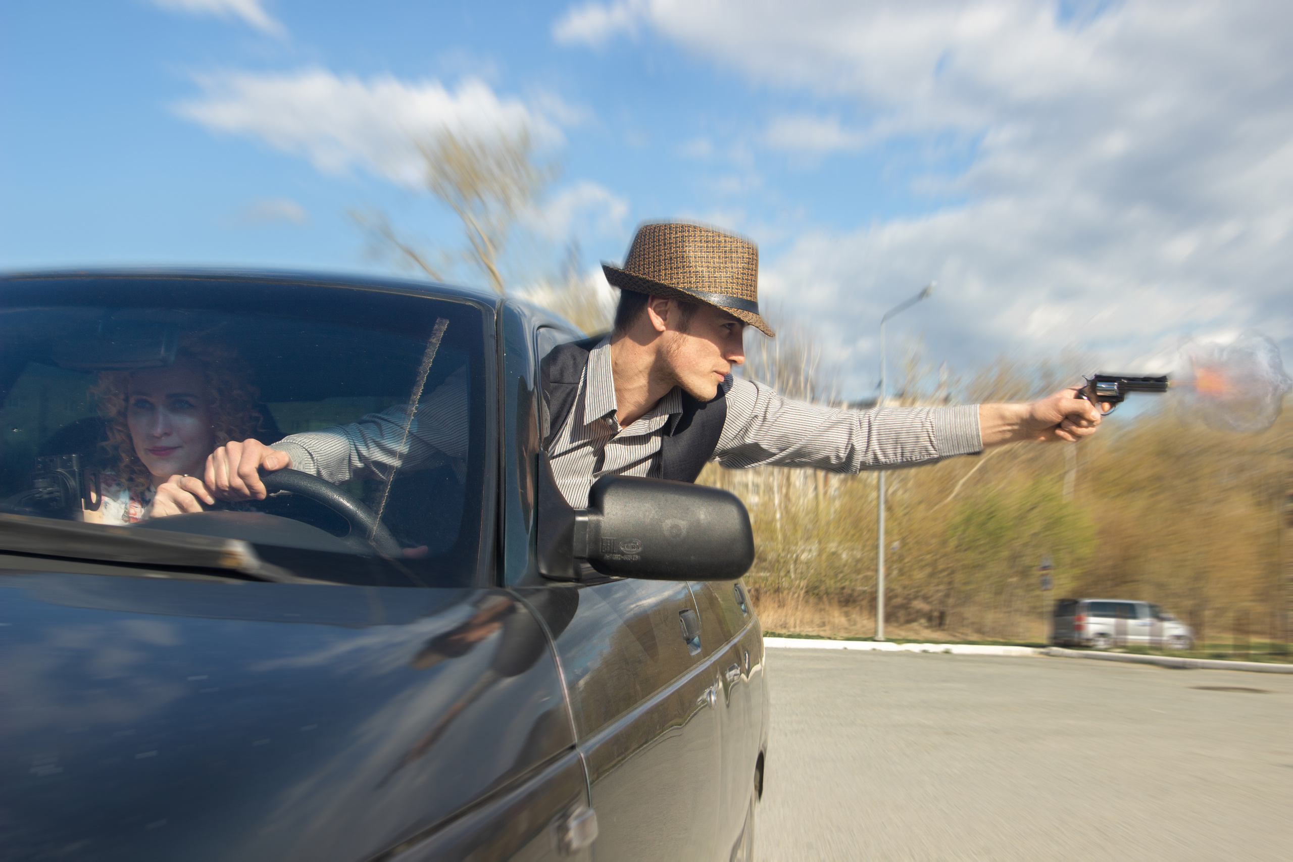 Love Story в стиле Бонни и Клайд. Евгений Селиванов портретный фотограф