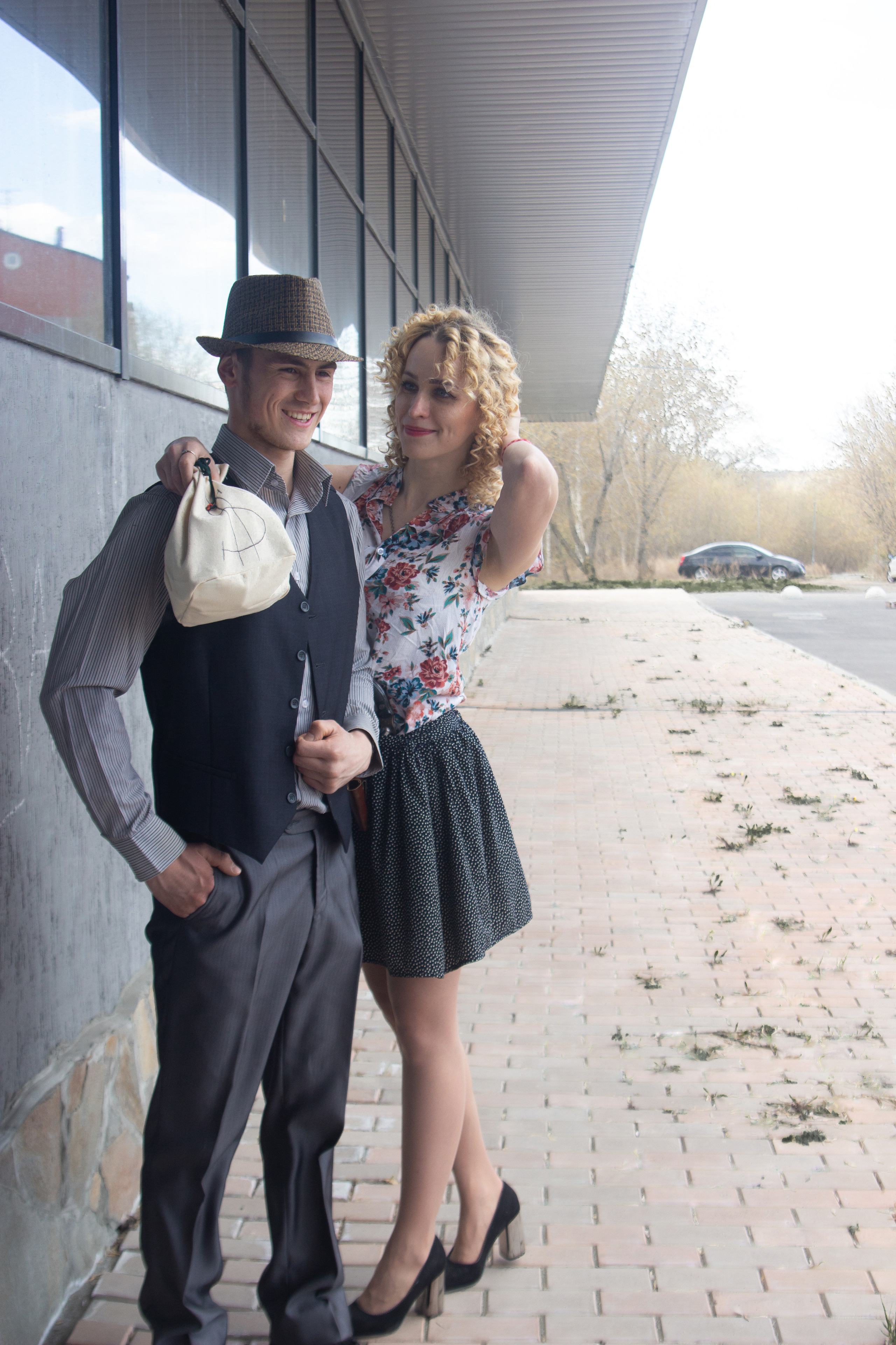 Love Story в стиле Бонни и Клайд. Евгений Селиванов портретный фотограф