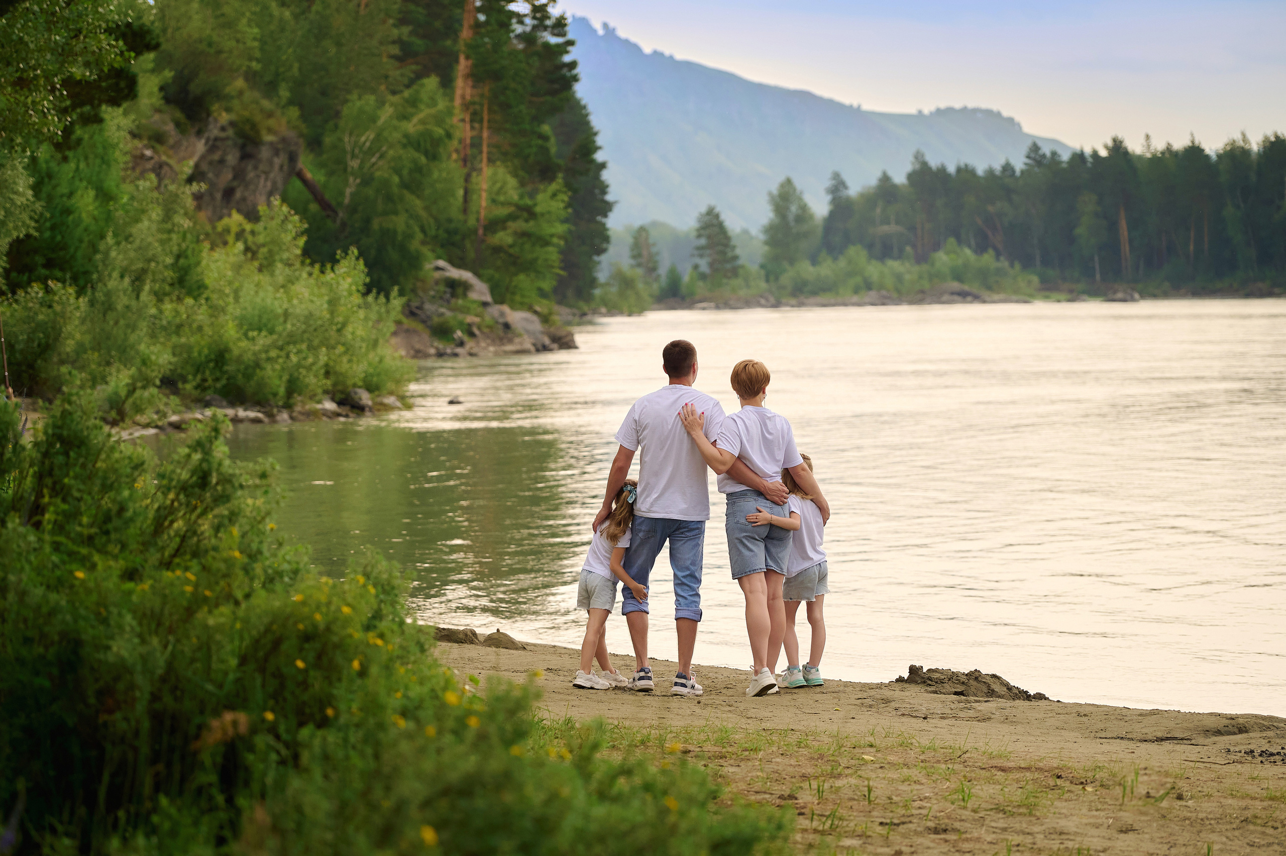 Василий, Наталья и девчонки. Фотограф Опыт Качество Скорость Горный Алтай Барнаул