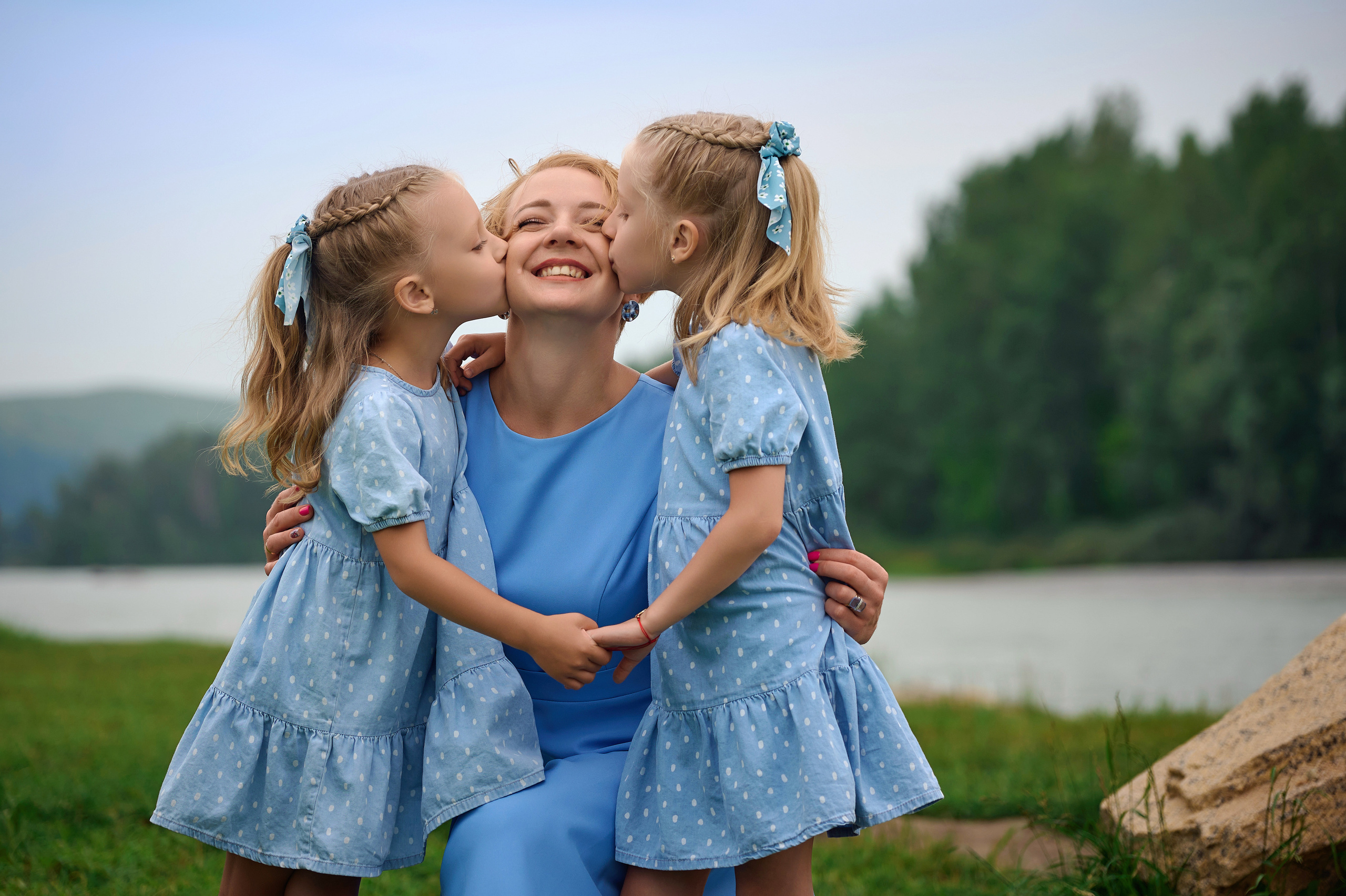 Василий, Наталья и девчонки. Фотограф Опыт Качество Скорость Горный Алтай Барнаул