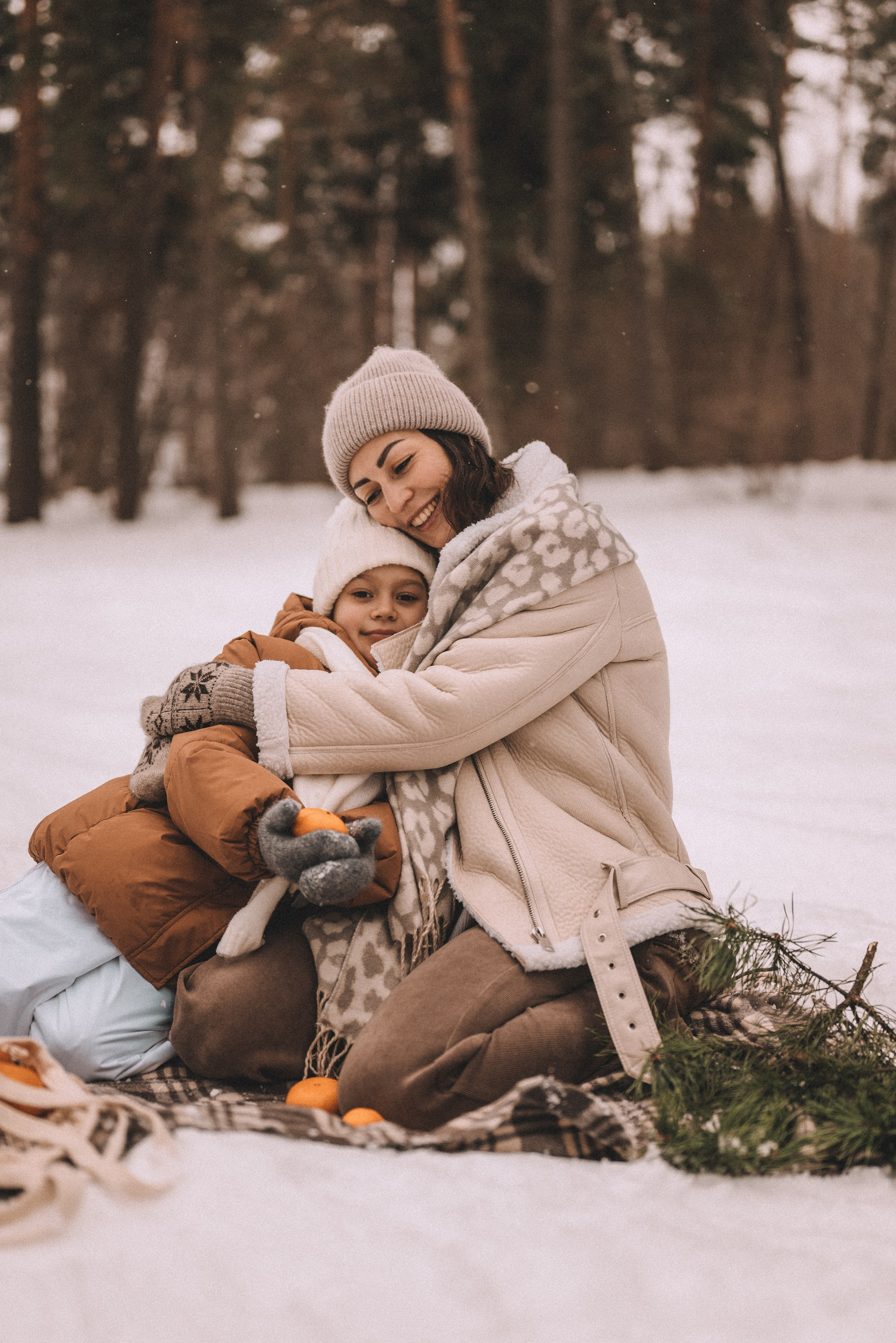 Сергей и Наталья с Ксюшей и Максимом. Фотограф Кристина Пархоменко