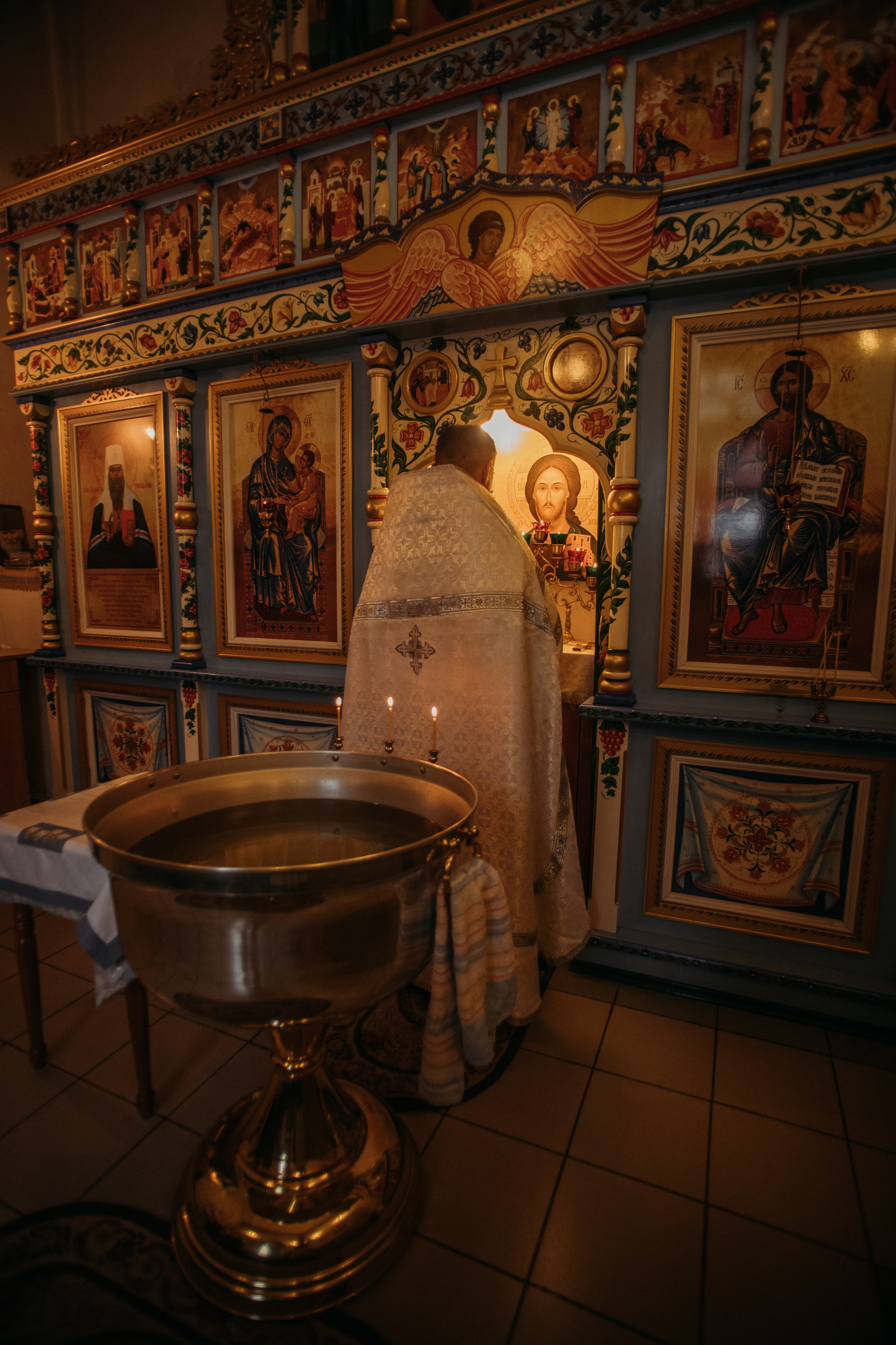 Крещение Аглаи. Венера Гайн. Репортажный фотограф  Тюмень. Обучение фотографии с 0