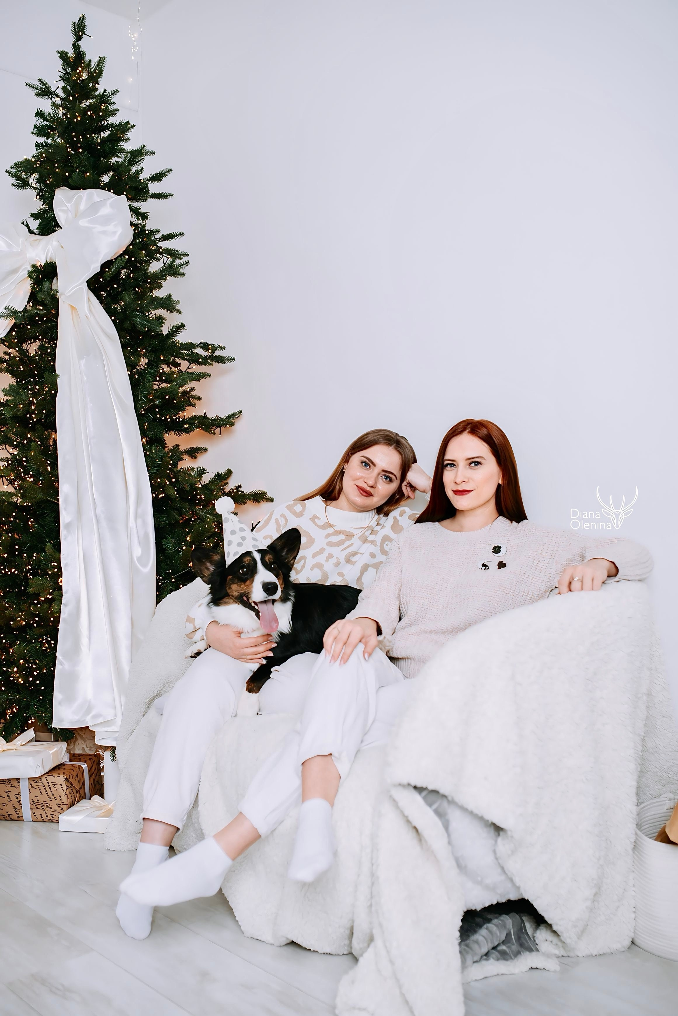 Семейная фотосессия на Новый Год. Фотограф Диана Оленина Красноярск / Братск