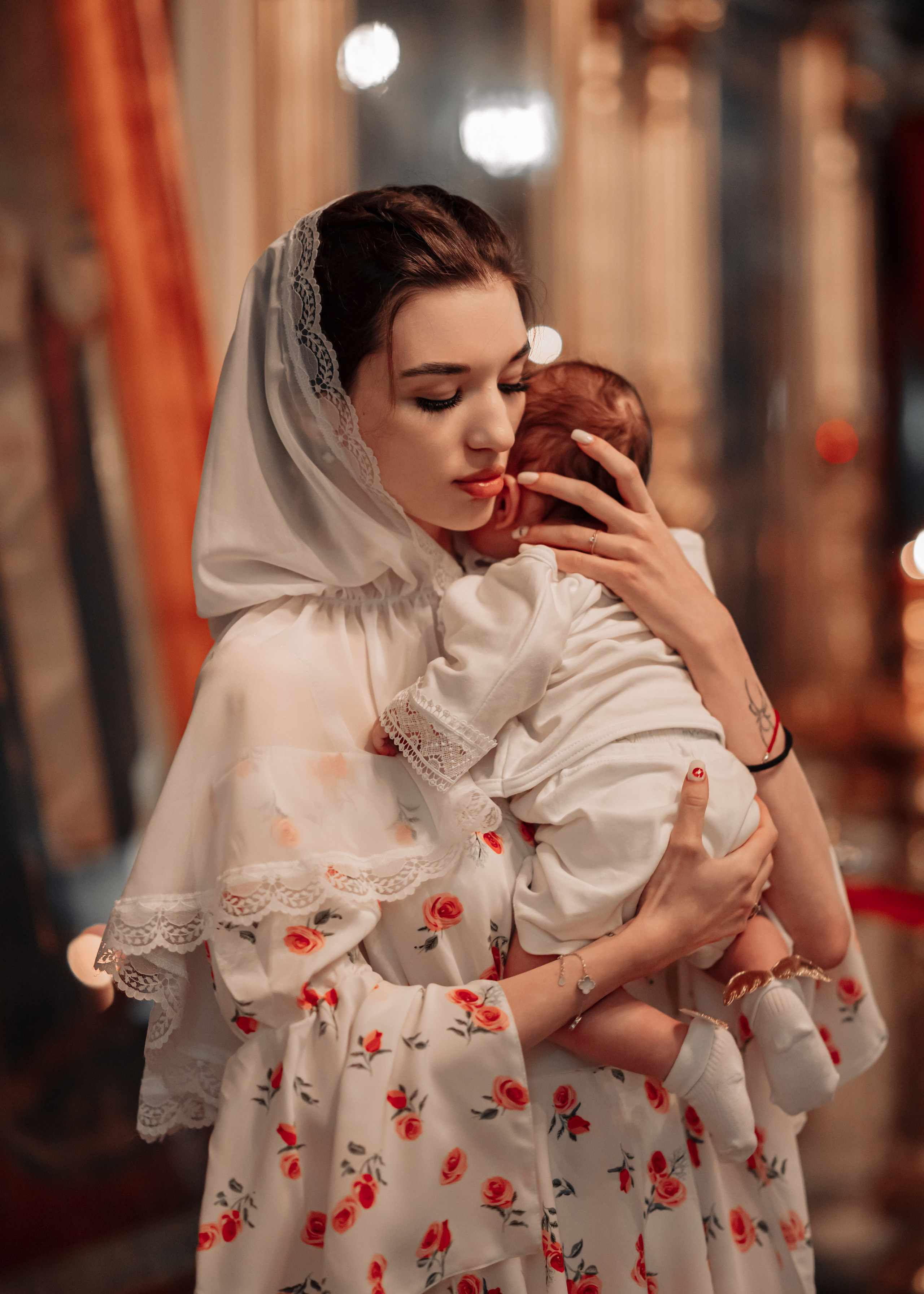 Таинство Крещения. Крамер Юлиана детский и семейный фотограф