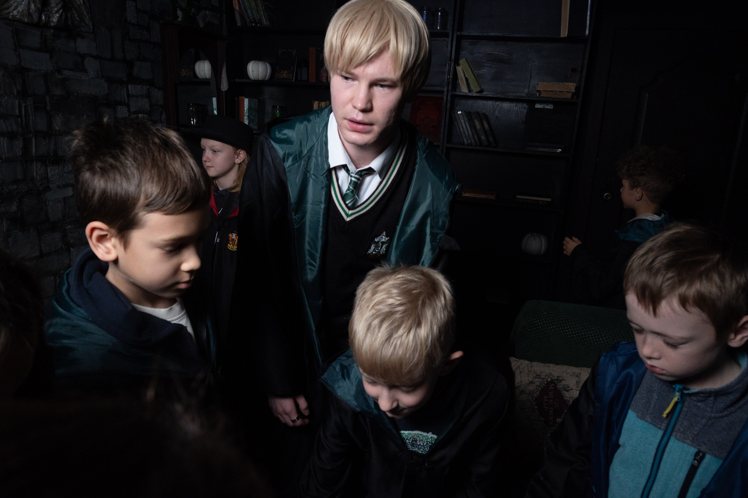 День рождения ребенка в «Подземелье Слизерин». Фотограф мероприятий в Москве