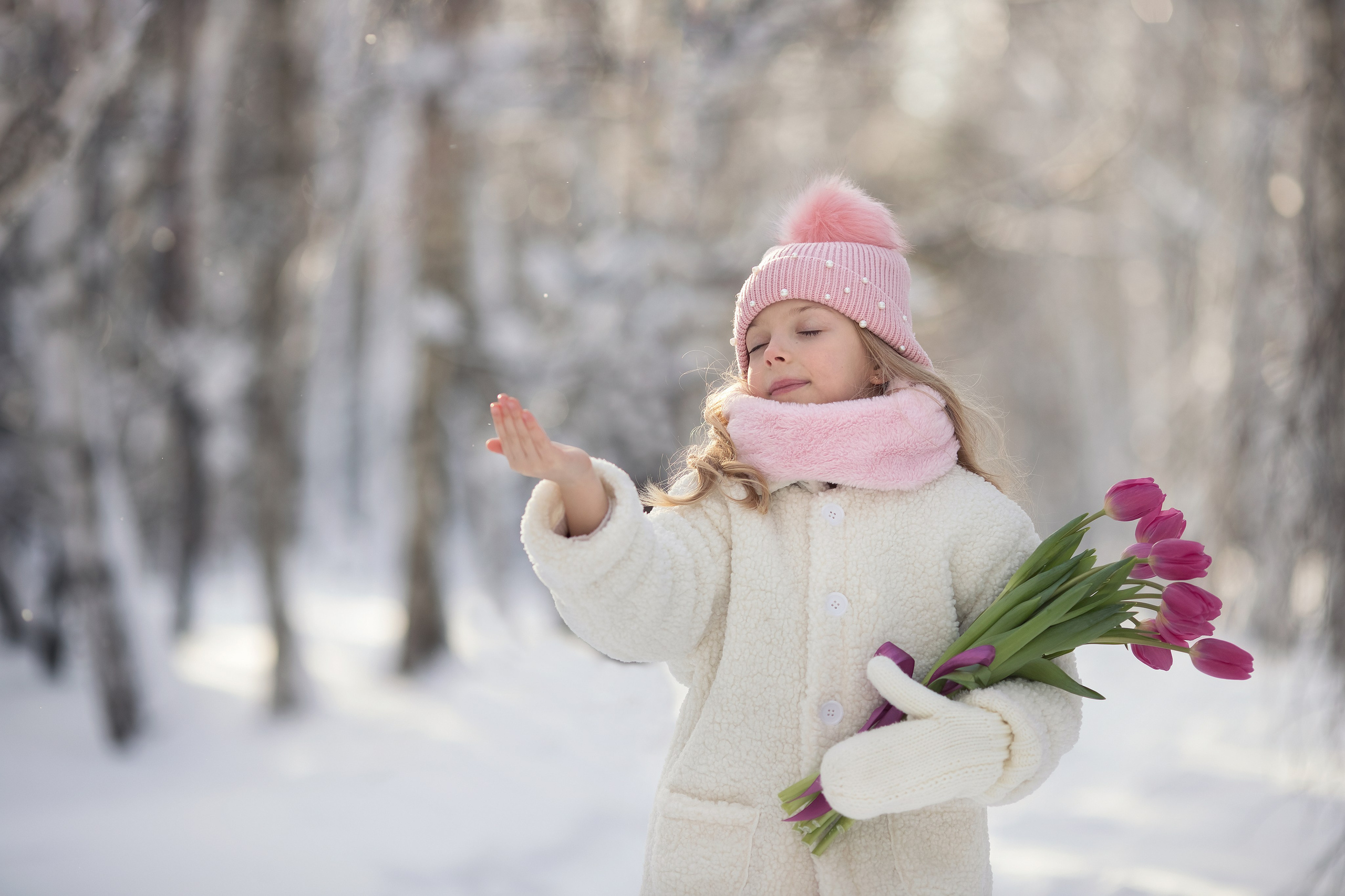 Навстречу весне. Семейный и детский фотограф в Саратове Полина Коткина